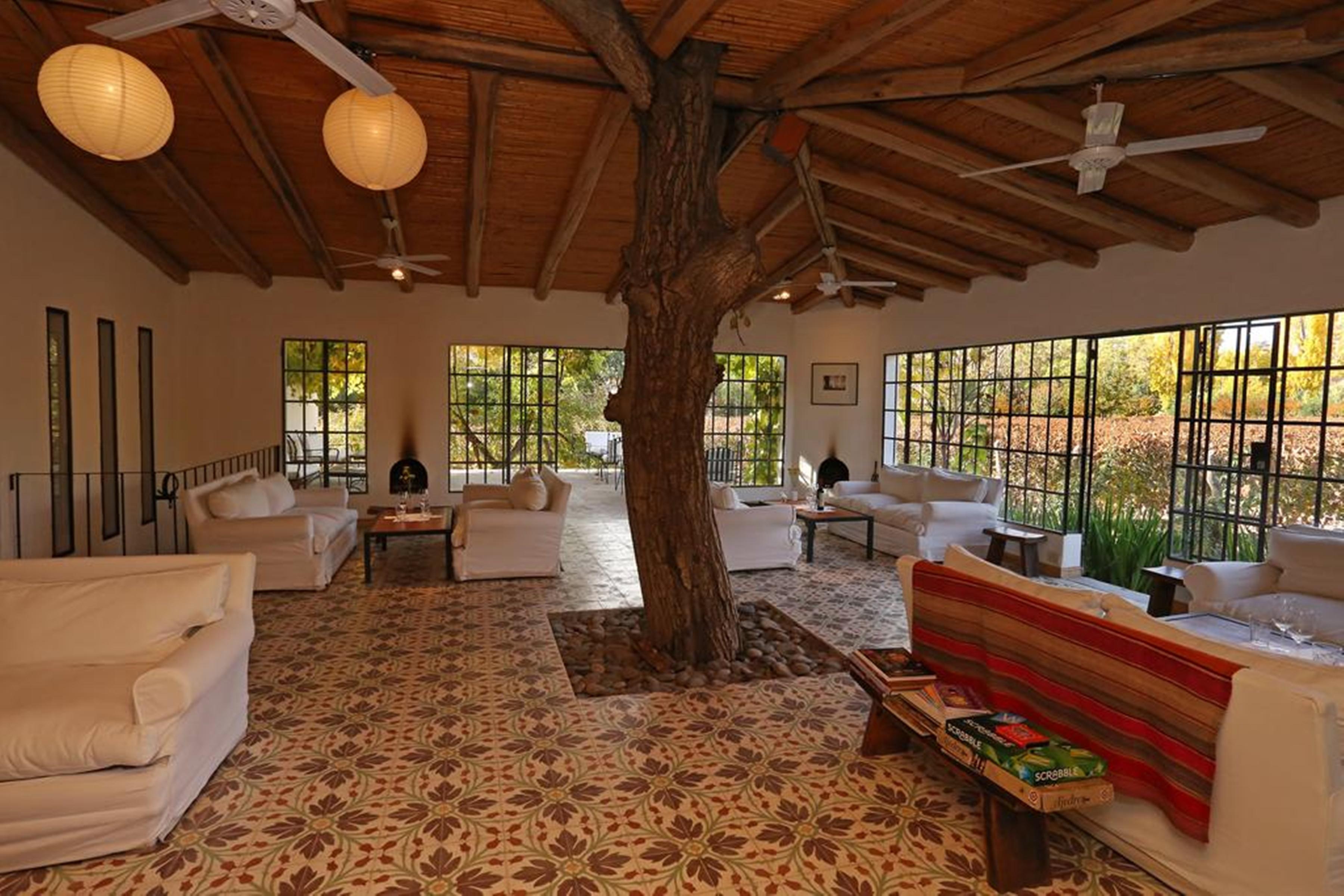Vista Lobby Finca Adalgisa Wine Hotel, Vineyard and Winery