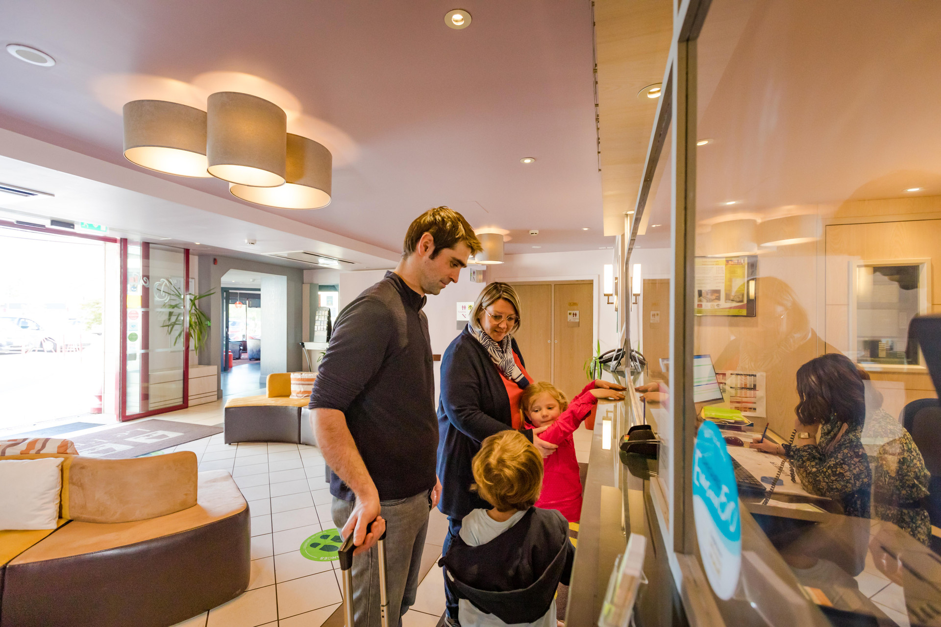 Vista Lobby Logis Hôtel Restaurant Le Fruitier