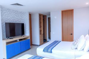 Alquiler Vacacional - BlueGarden Skyline Suite Barranquilla w/ WiFi, pool, office space, security 24/7
