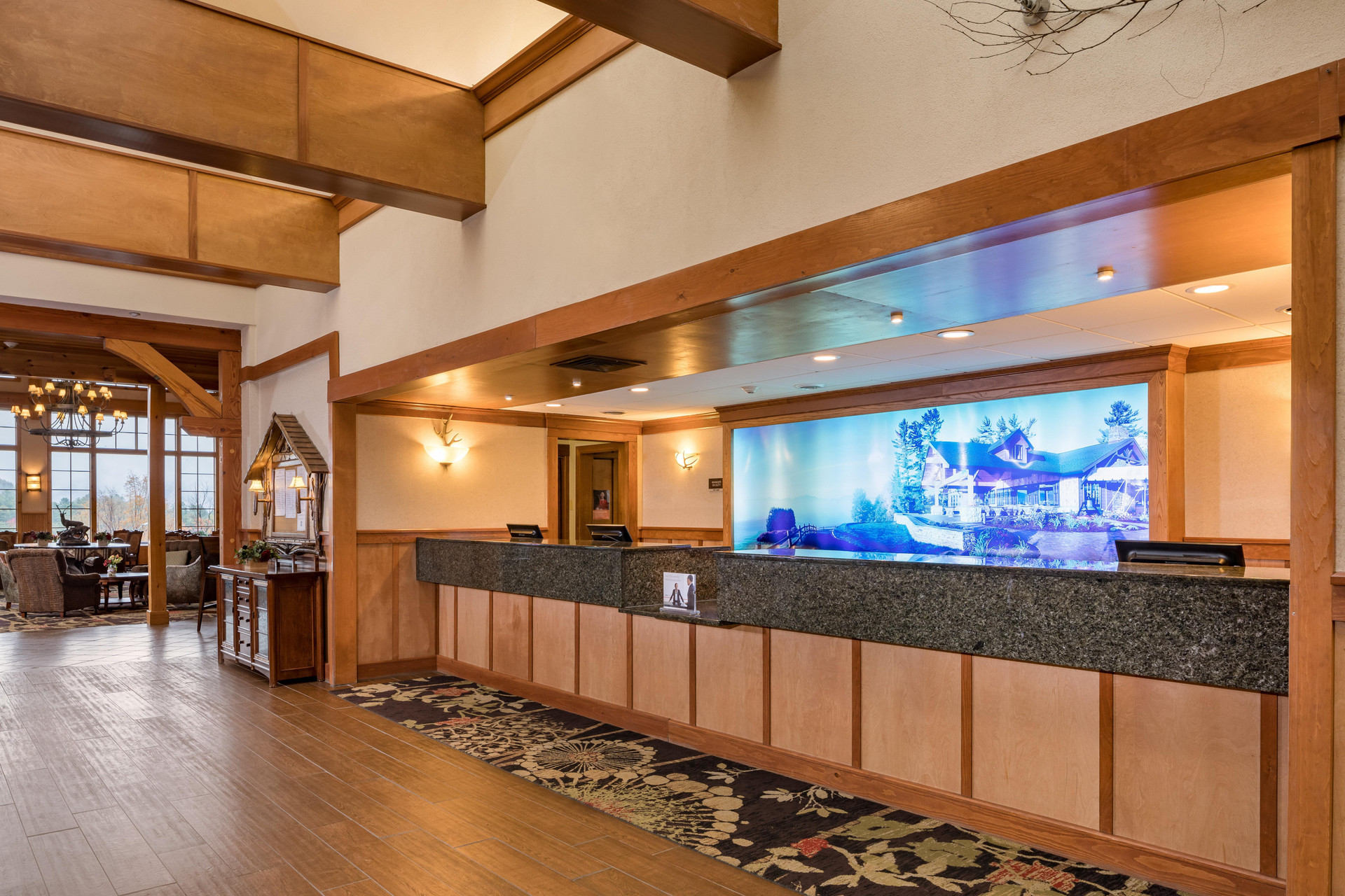 Vista Lobby Crowne Plaza Lake Placid by IHG