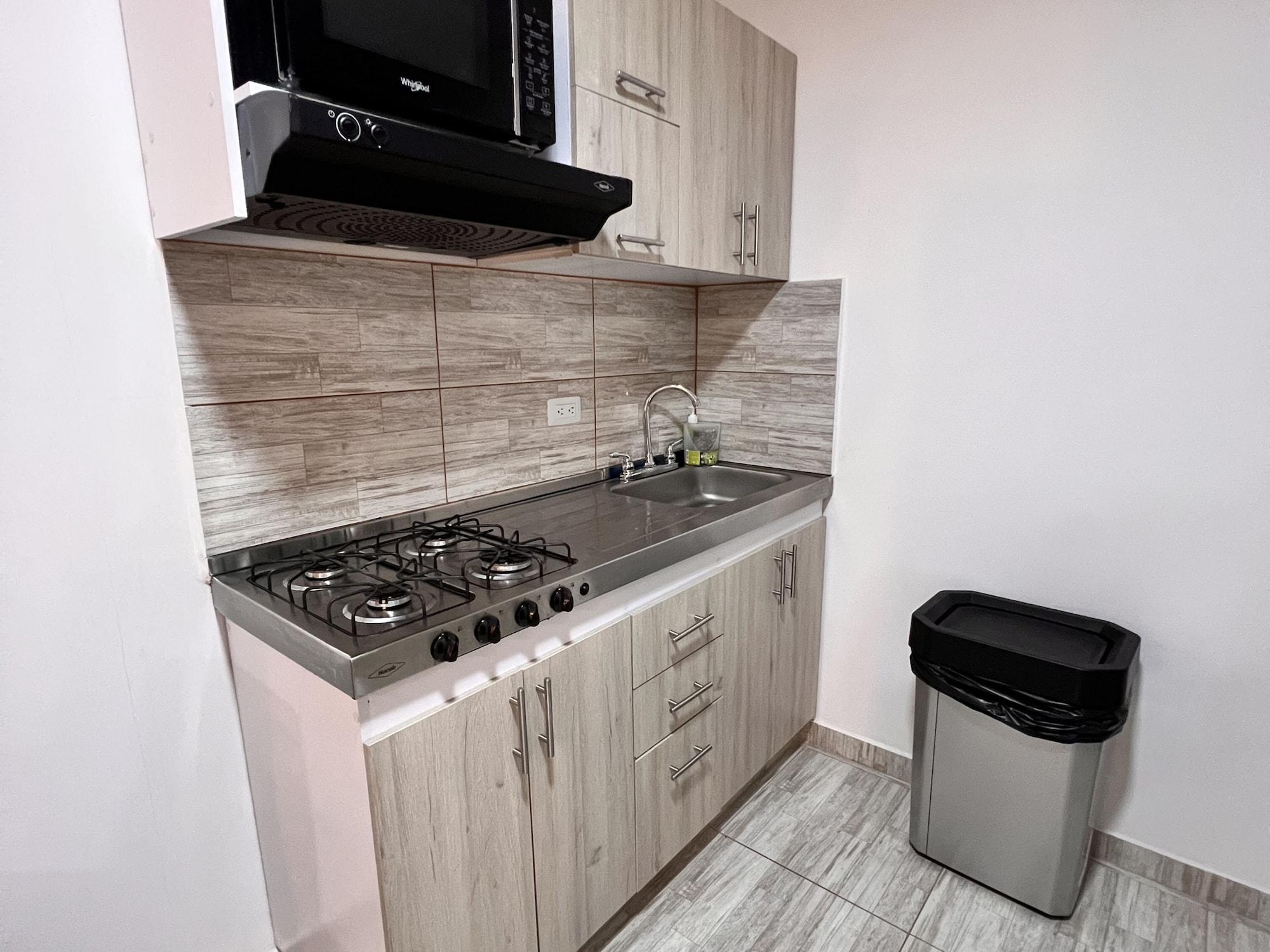 Equipamiento de Habitación Park 66 Apartaestudios