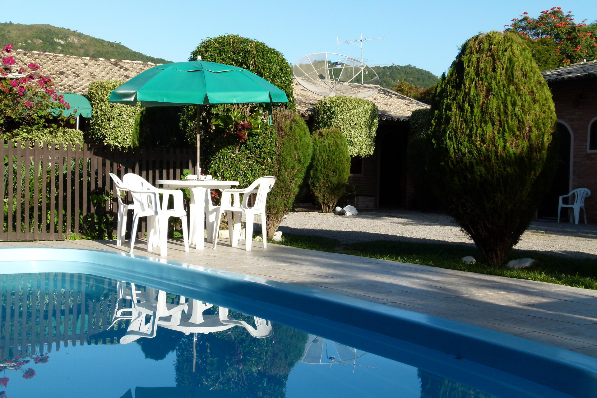 Vista Piscina Pousada Marujo