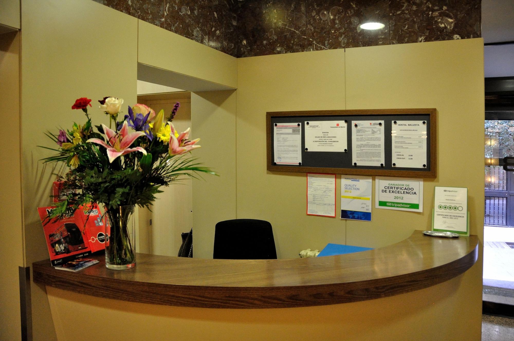 Vista Lobby Hostal Ballesta