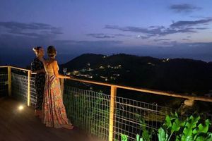 Alquiler Vacacional - The Villa Bellevue and its swimming pool with sea view on the Diamant