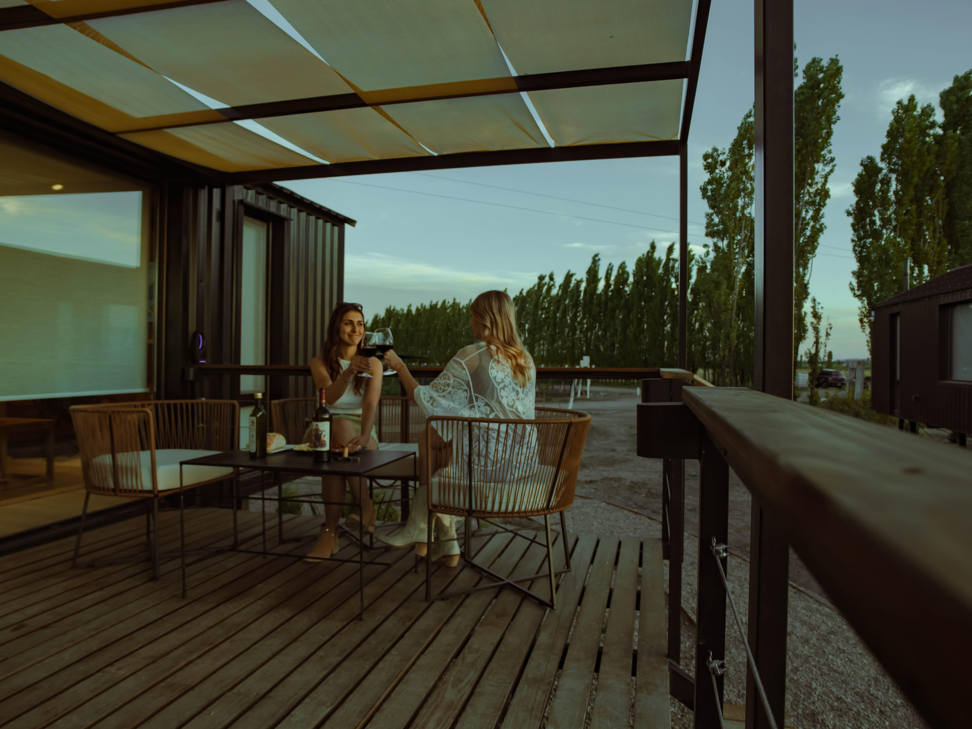 Zona de estar Bodega Iaccarini Wine Lodge