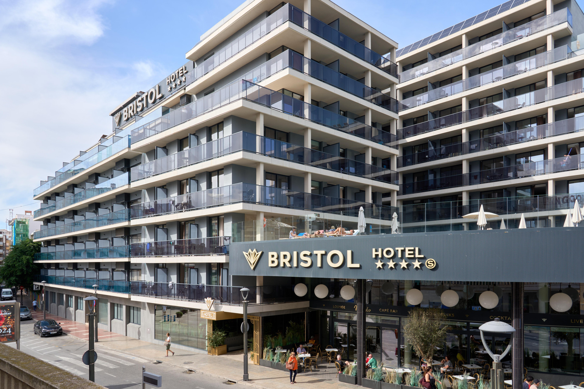 Vista Exterior Hotel Bristol Benidorm