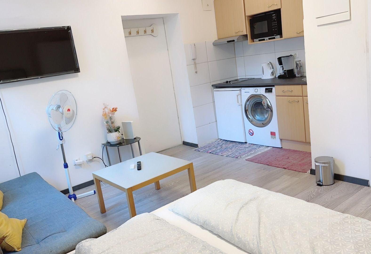 Habitación Bright 1BR Stay in Central Vienna