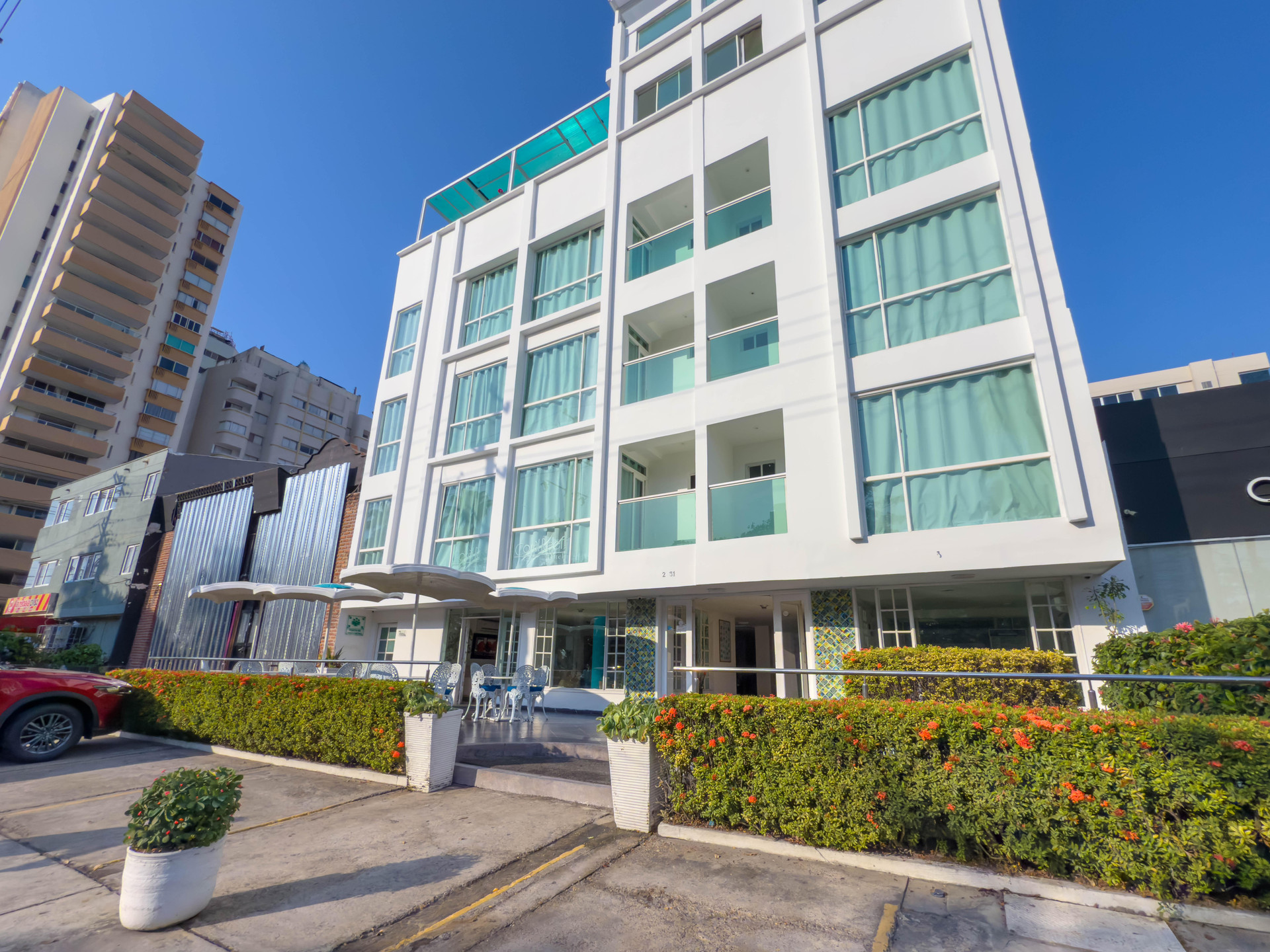 Vista Exterior Hotel Coral Reef Cartagena