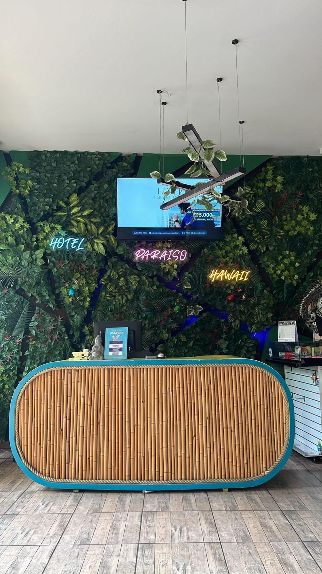 Vista Lobby Hotel Paraíso Hawaii Girardot