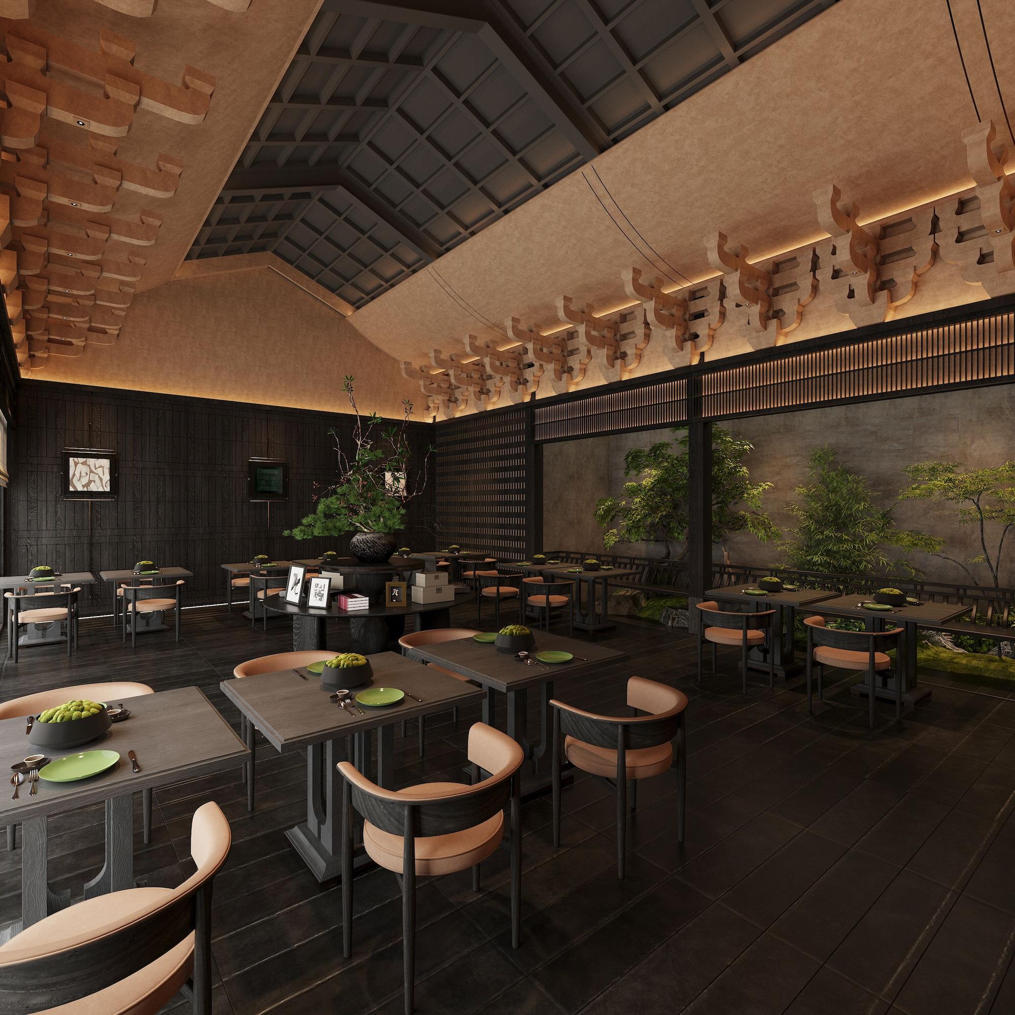 Restaurant Happy Dragon Imperial Garden Courtyard