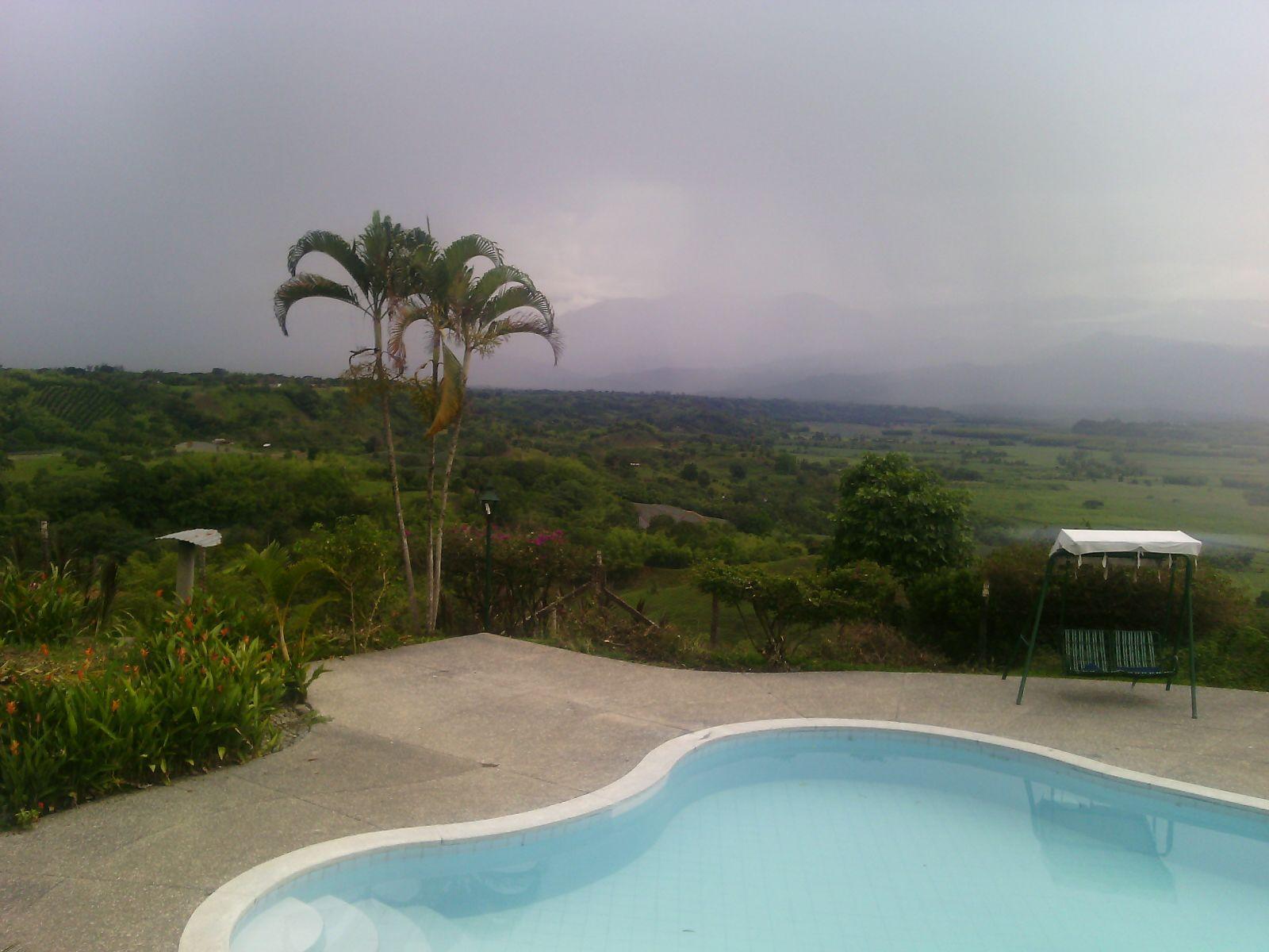 Vista Piscina Finca Hotel La Divisa