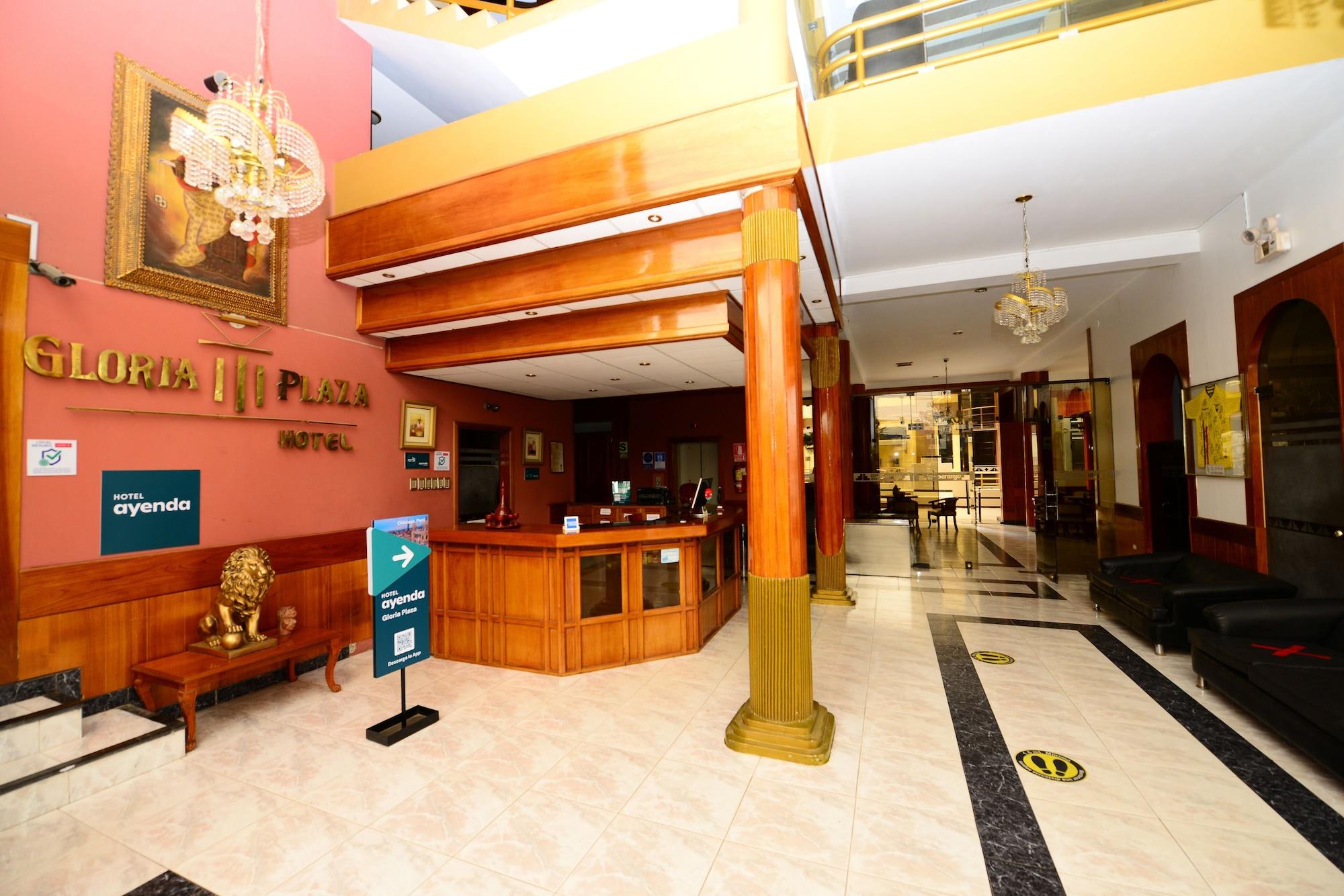 Vista Lobby Hotel Gloria Plaza Chiclayo