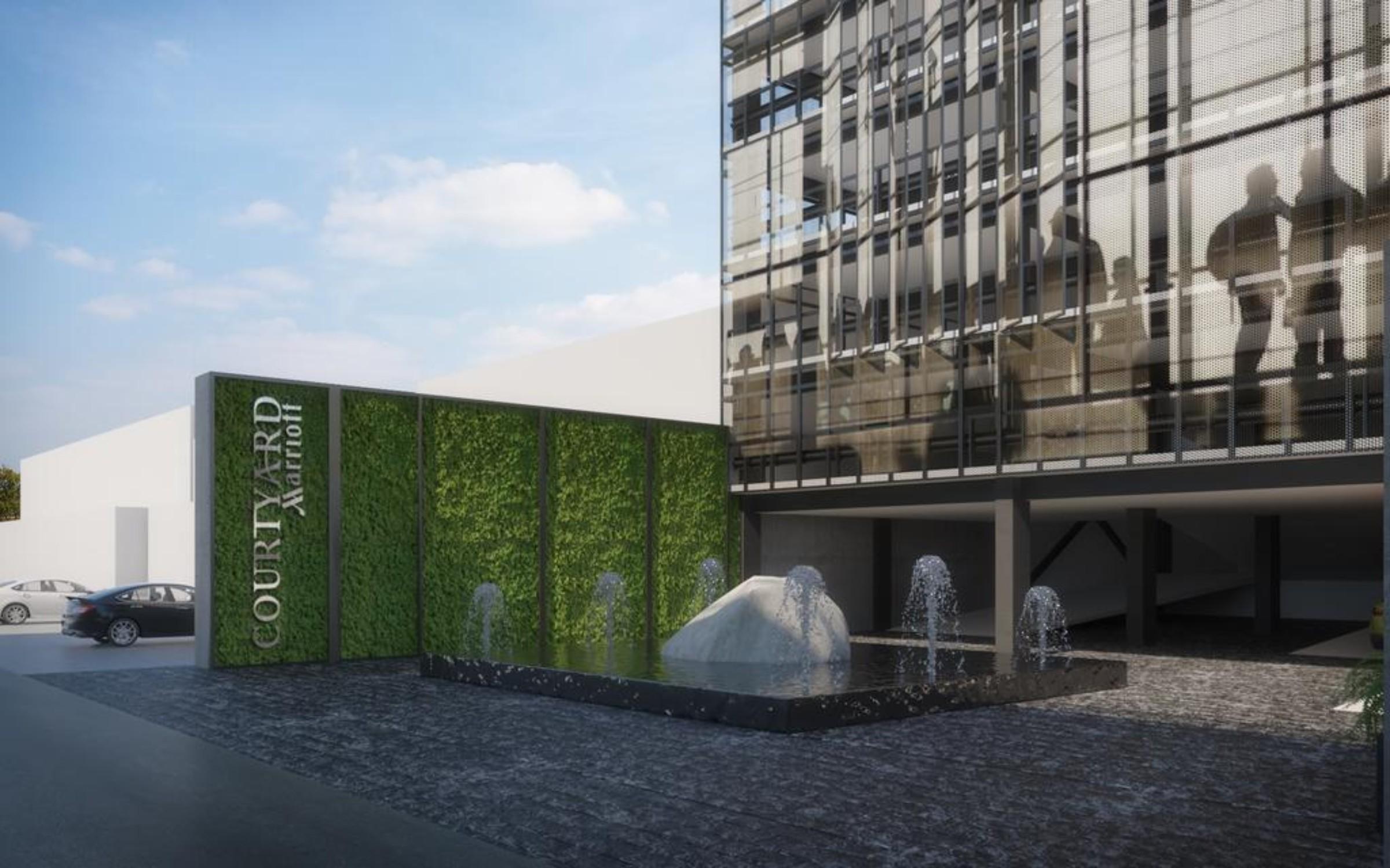 Vista Exterior Courtyard Mexico City Toreo