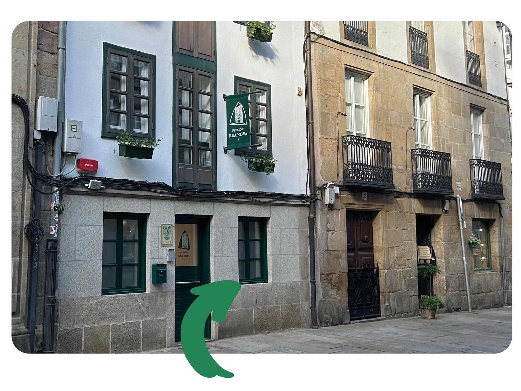 Vista Exterior Pensión Rua Nova