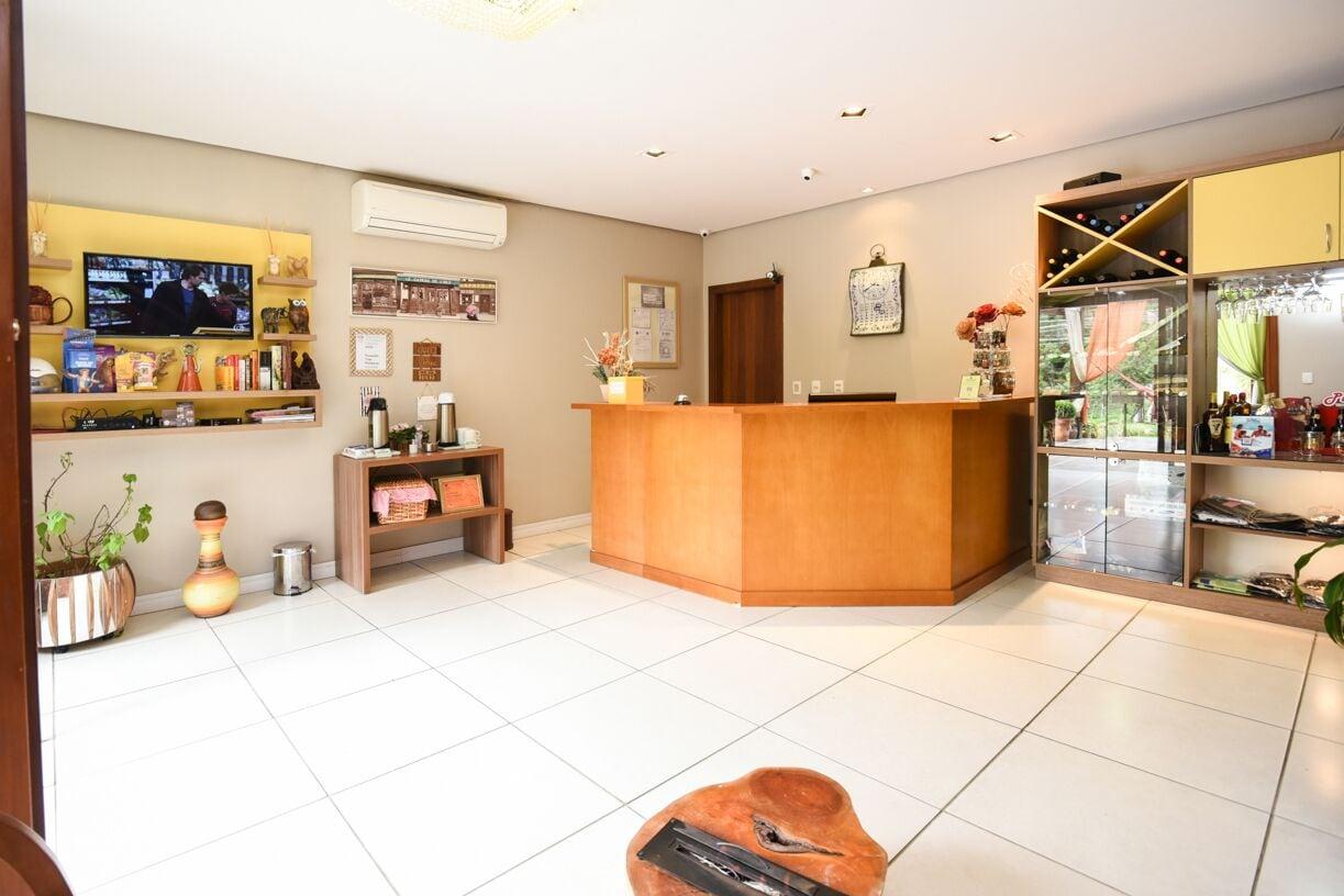 Vista Lobby Pousada Três Pinheiros