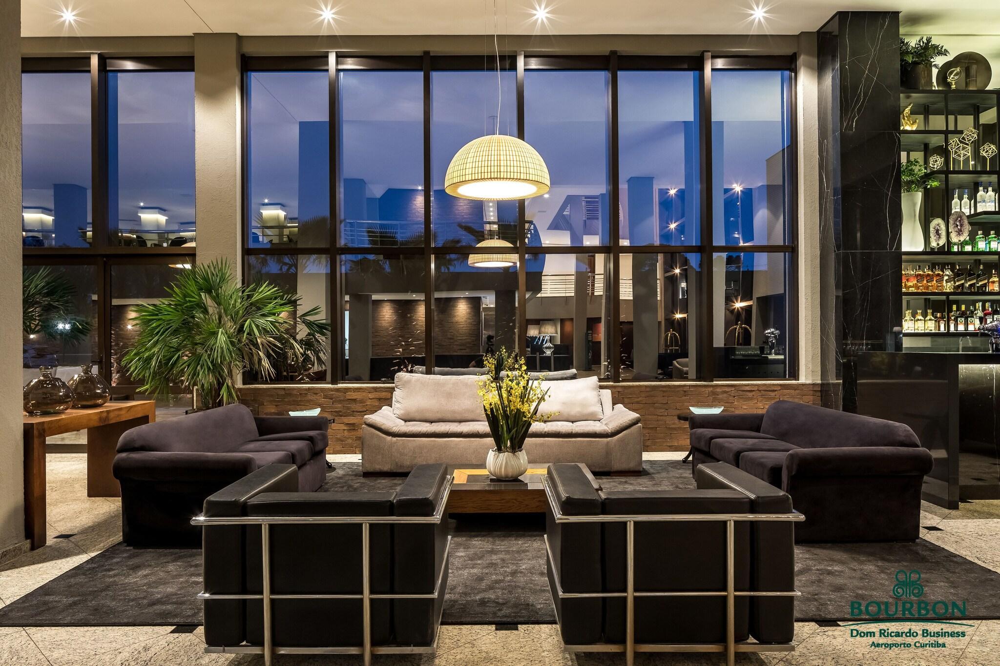 Vista Lobby Bourbon Dom Ricardo Aeroporto Curitiba Business Hotel