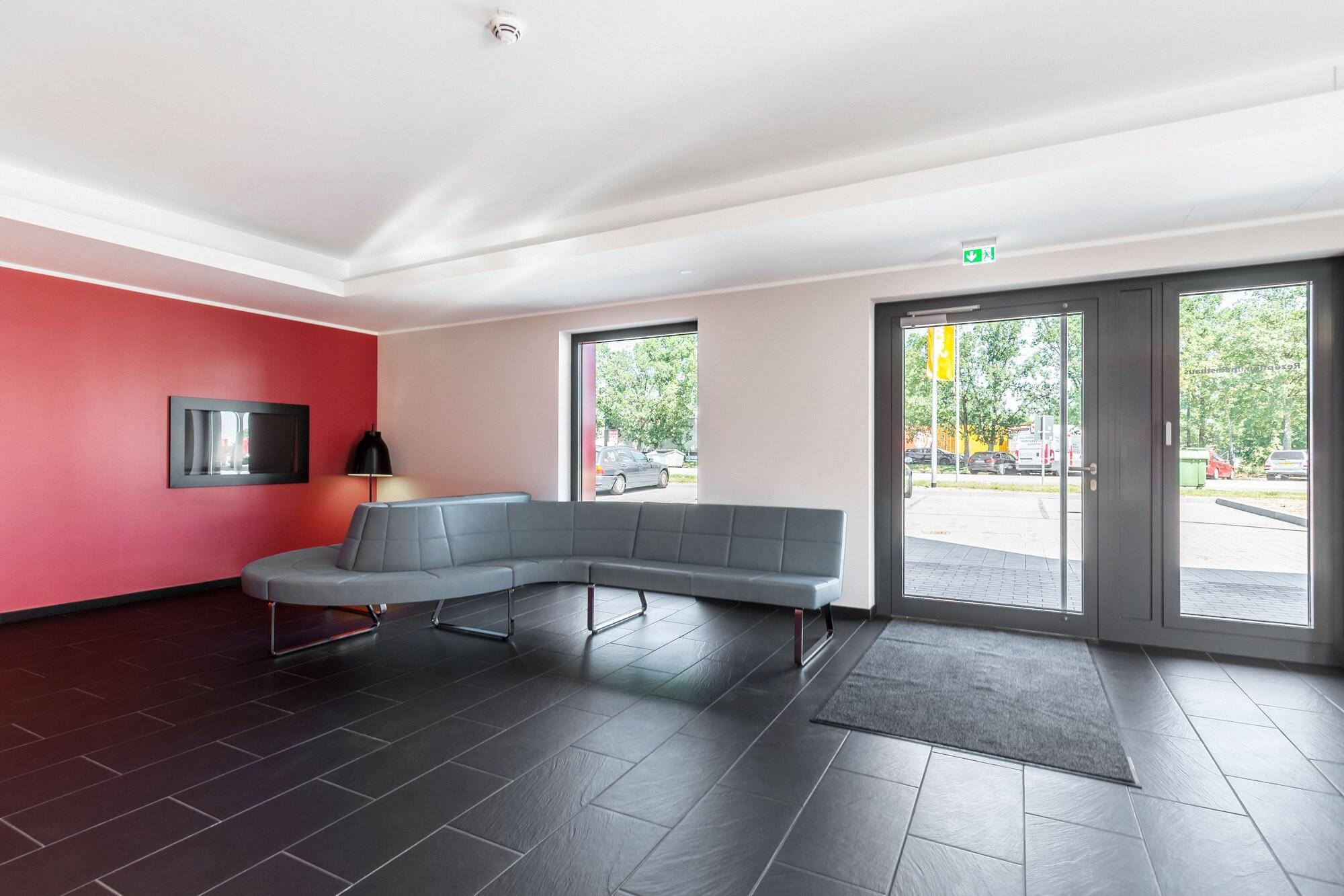 Vista Lobby Serways Hotel Steigerwald