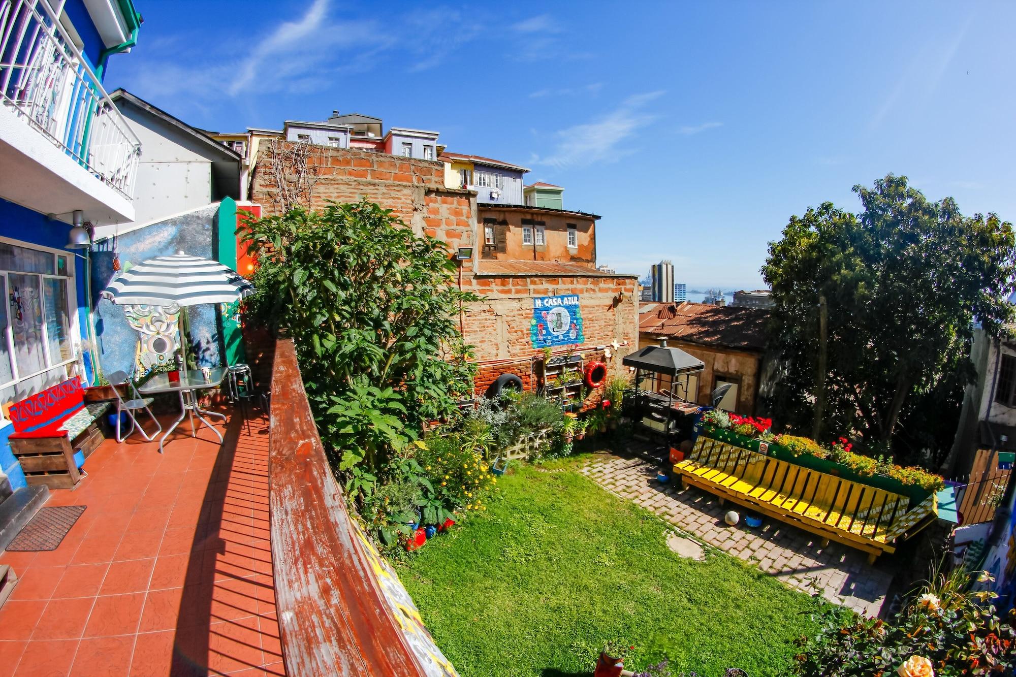 Vista Exterior Hostal La Casa Azul