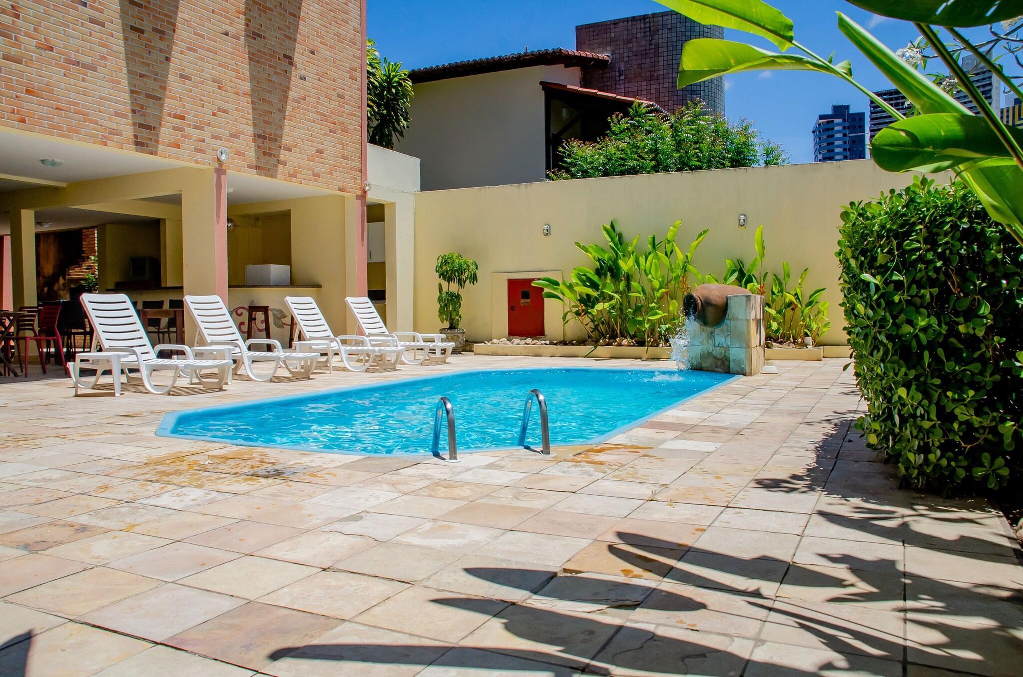 Vista Piscina Pousada Vale do Sul