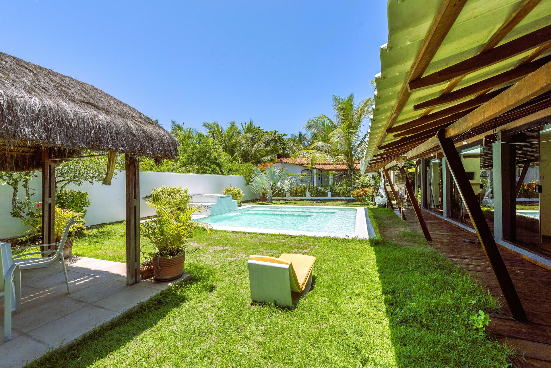 Vista da piscina Alma Tropical Resort