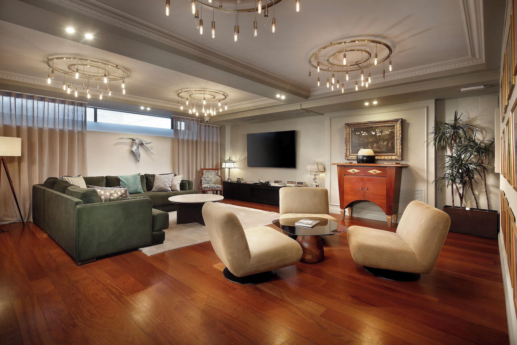 Vista Lobby Aparthotel Hispanos 7 Suiza