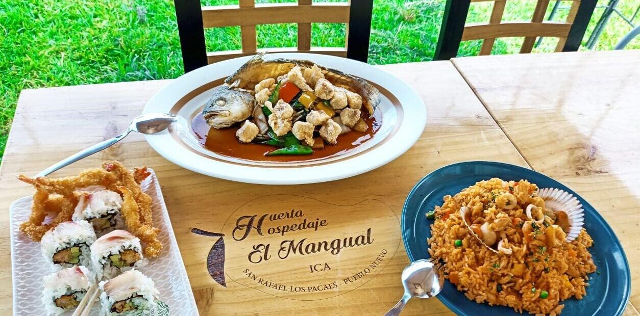 Restaurant HUERTA HOSPEDAJE EL MANGUAL