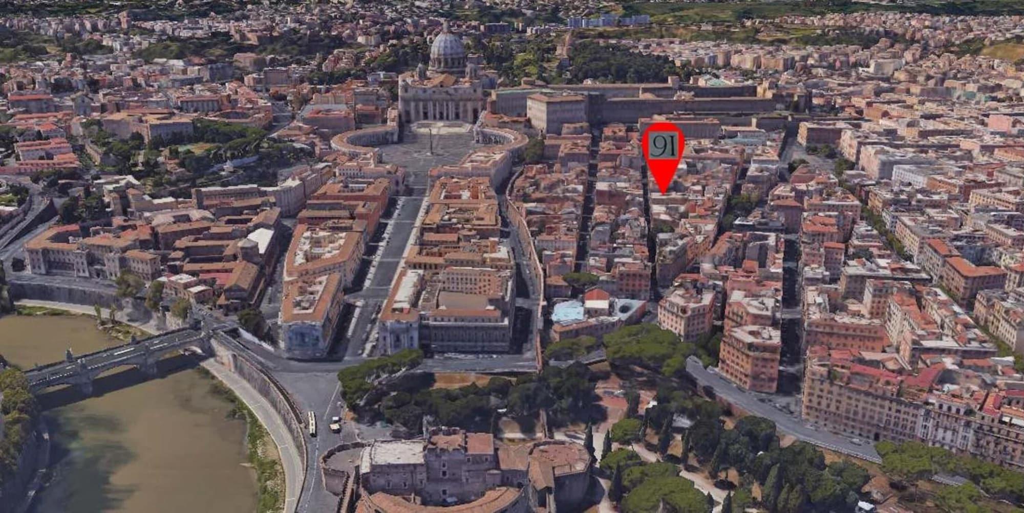 Vista Exterior B&B Roma Borgo 91