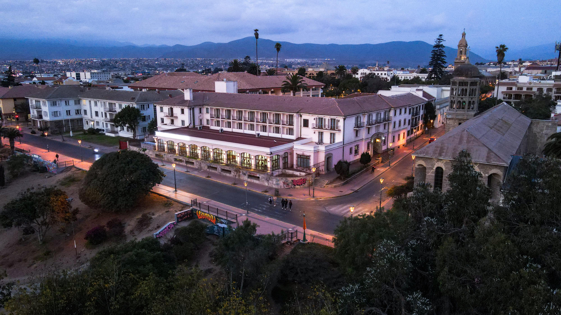 Vista aérea HOTEL FRANCISCO DE AGUIRRE SERENA