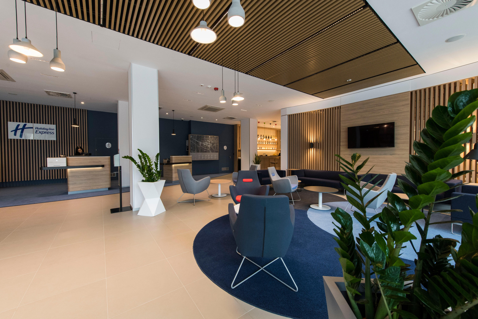 Vista Lobby Holiday Inn Express Warsaw - Mokotow by IHG
