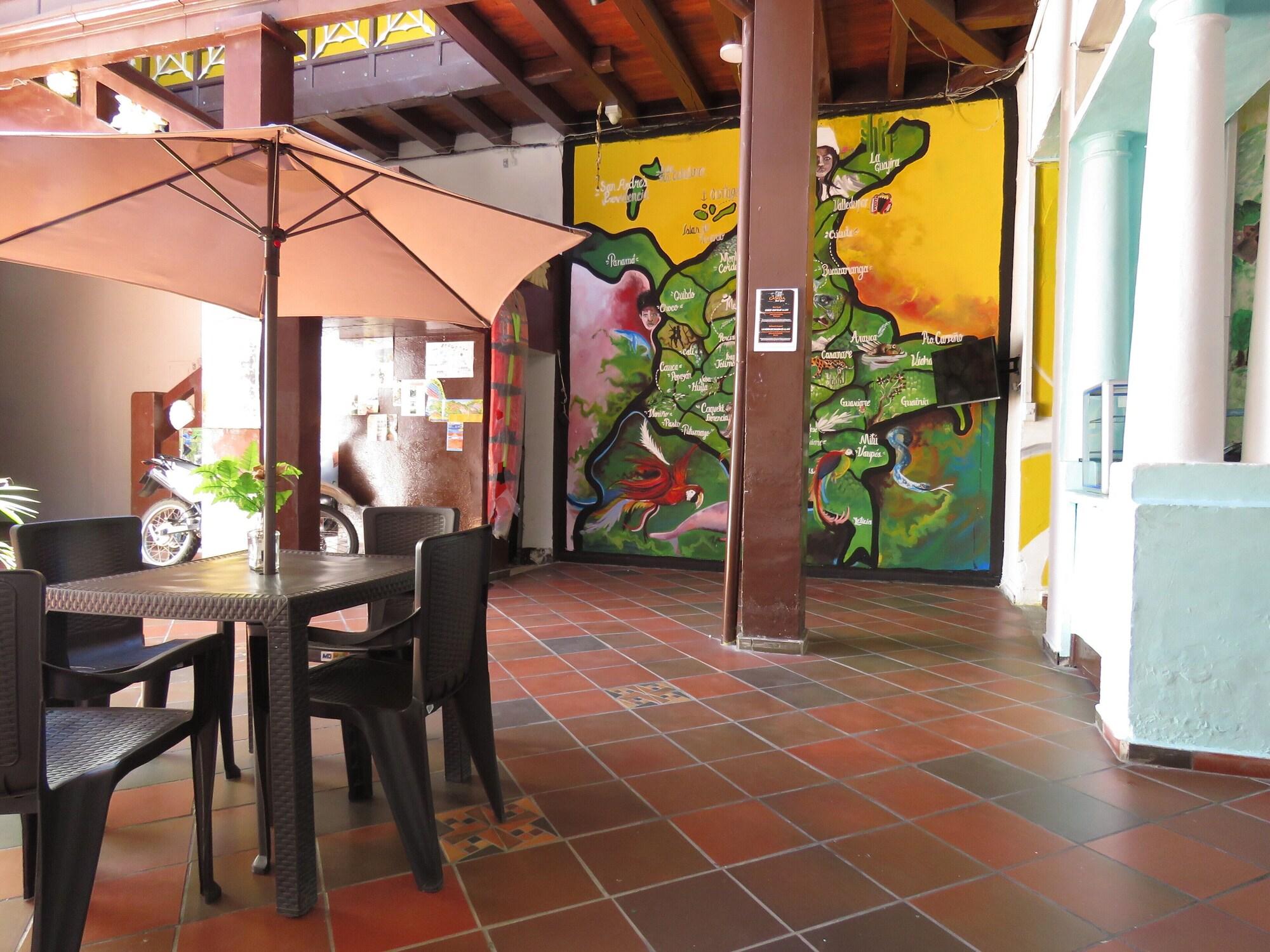 Vista Lobby Hostal La Casona Don Juan