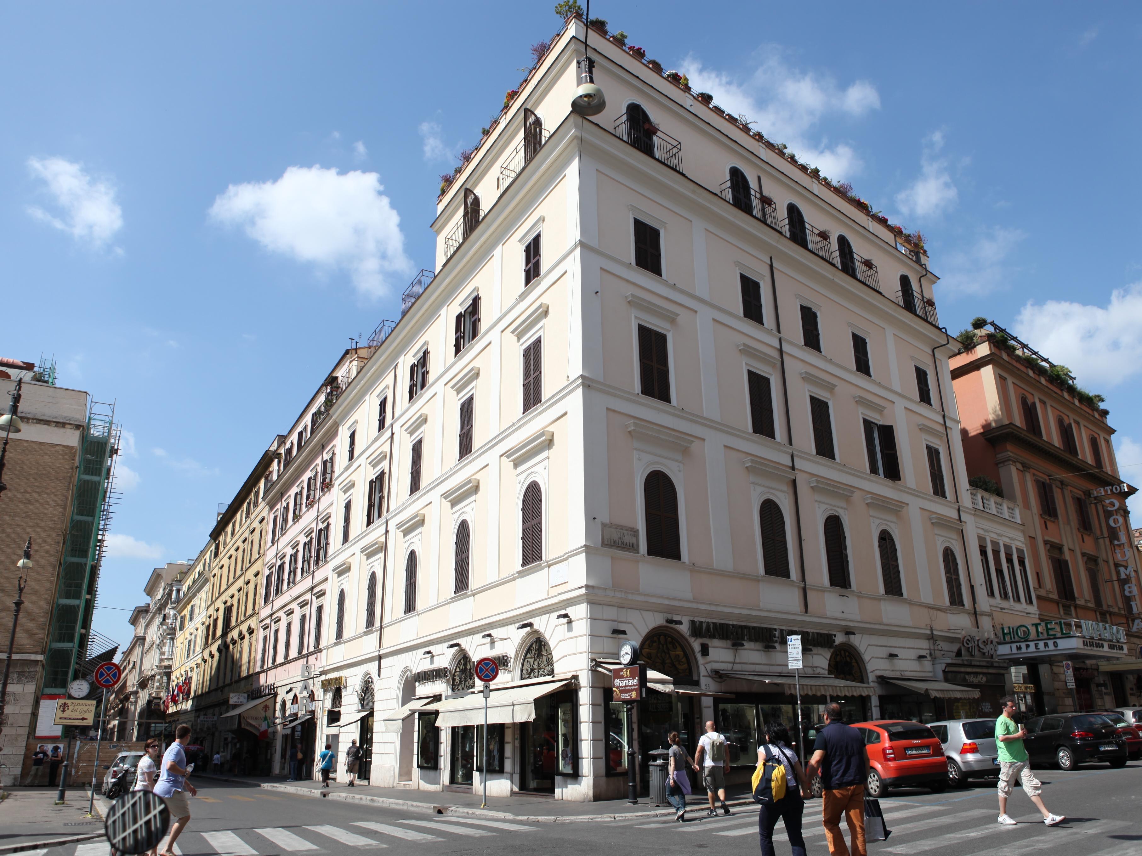 Vista Exterior Impero Hotel Rome