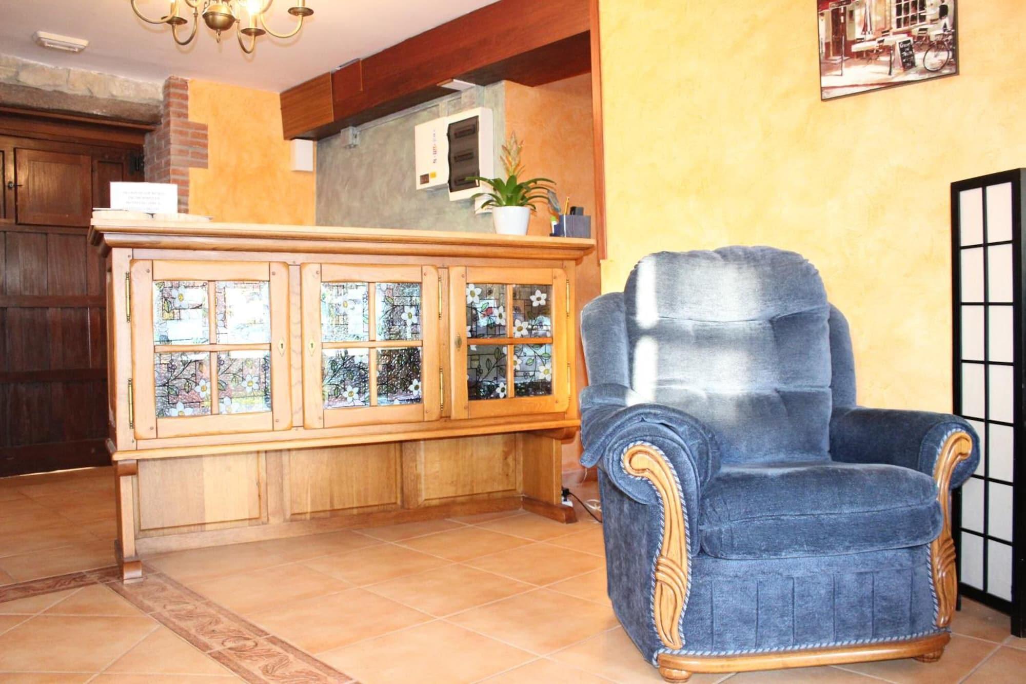 Vista Lobby Posada Rural La Cabaña de Salmon