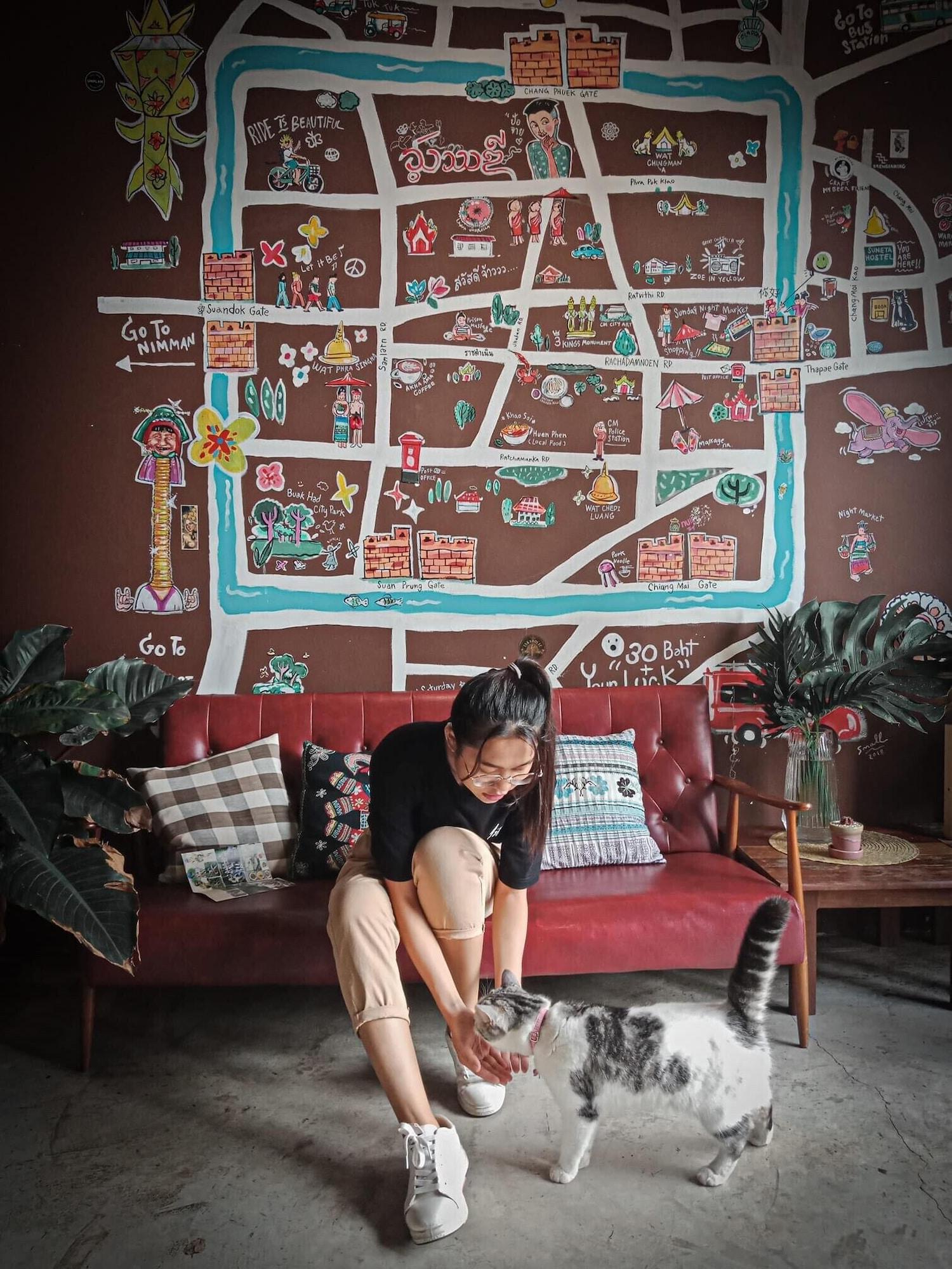 Vista Lobby Suneta Hostel Chiang Mai