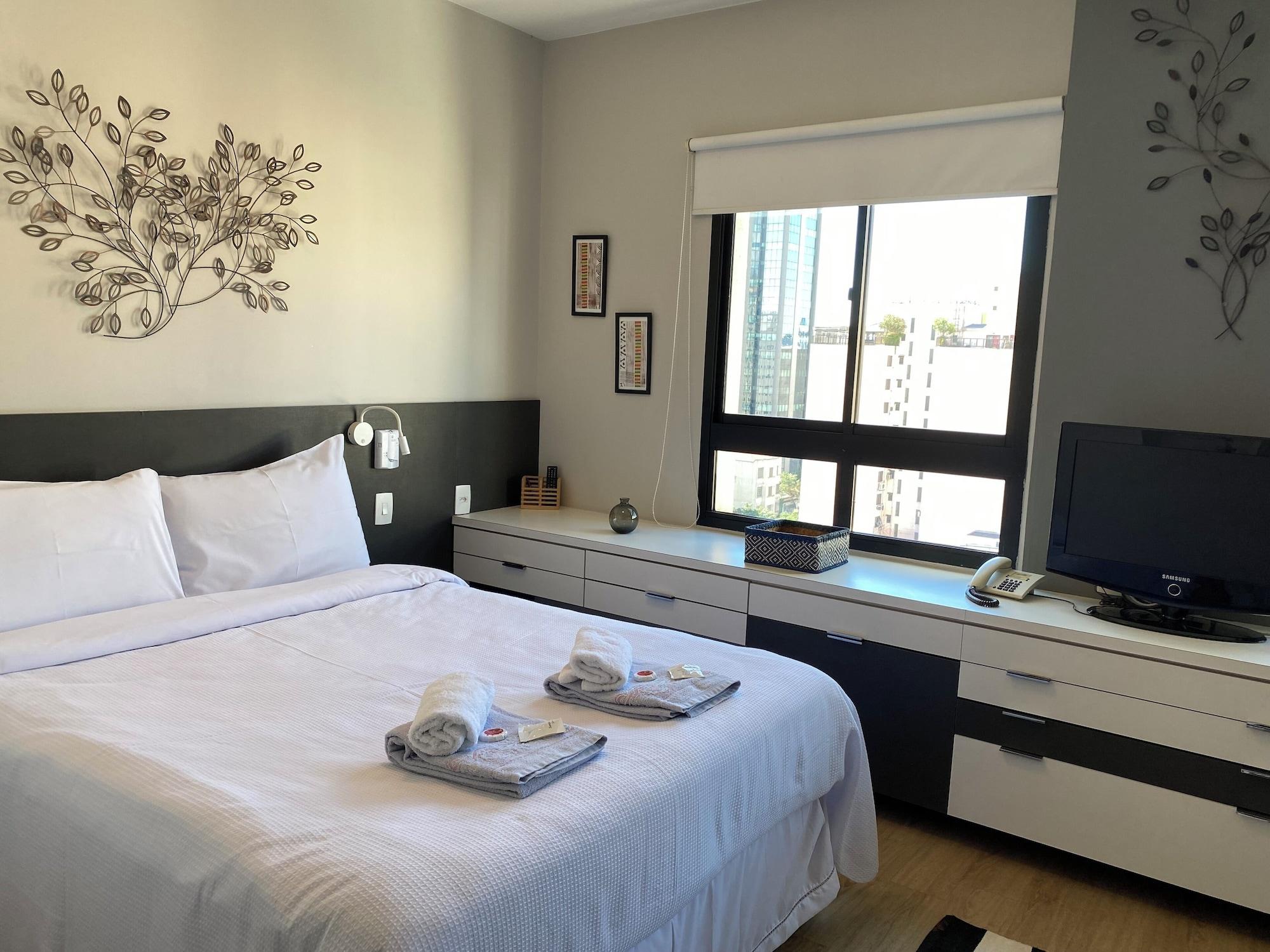 Habitación Comfort Flat Pinheiros em Hotel..