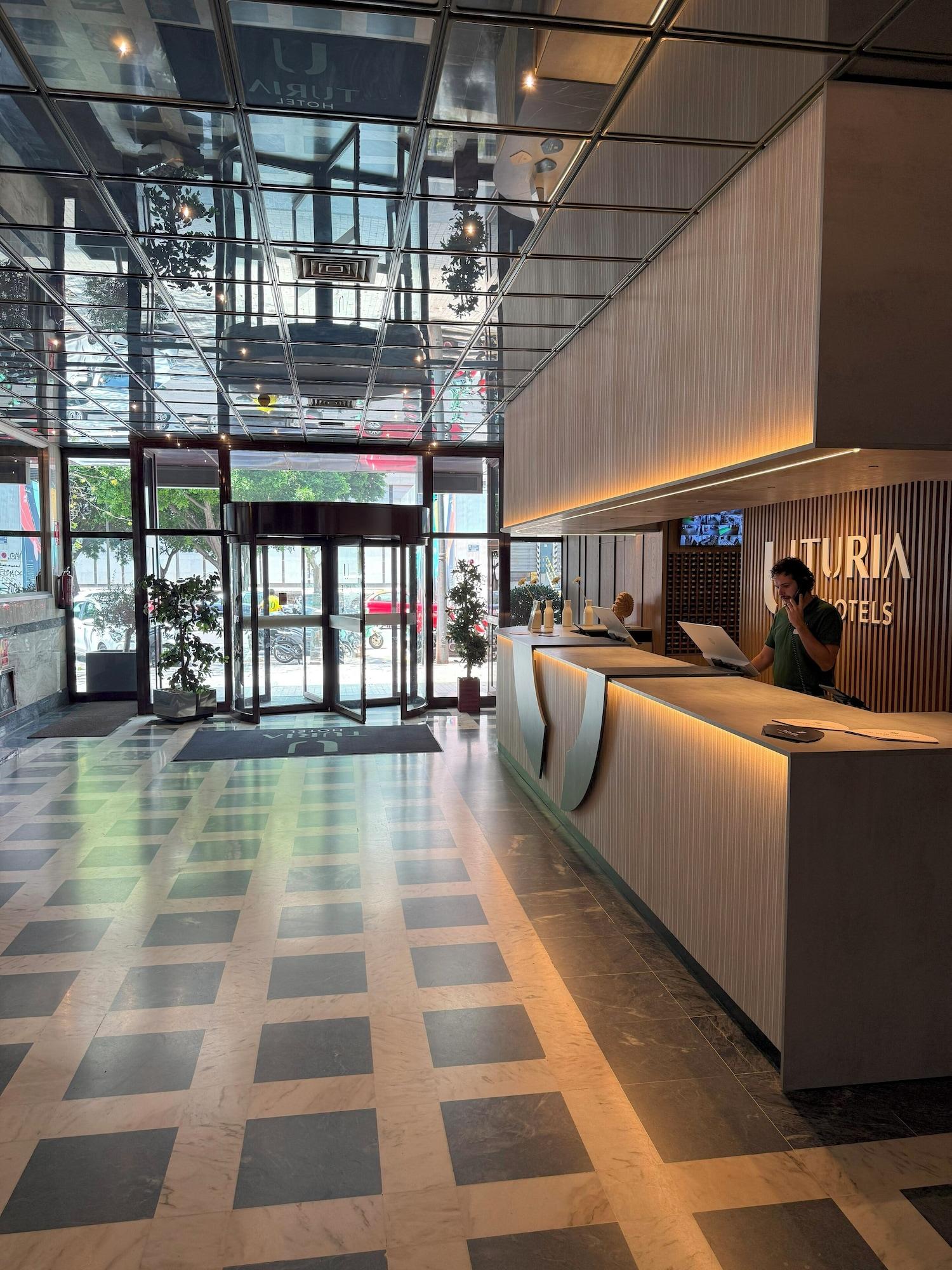 Vista Lobby Hotel Turia Valencia