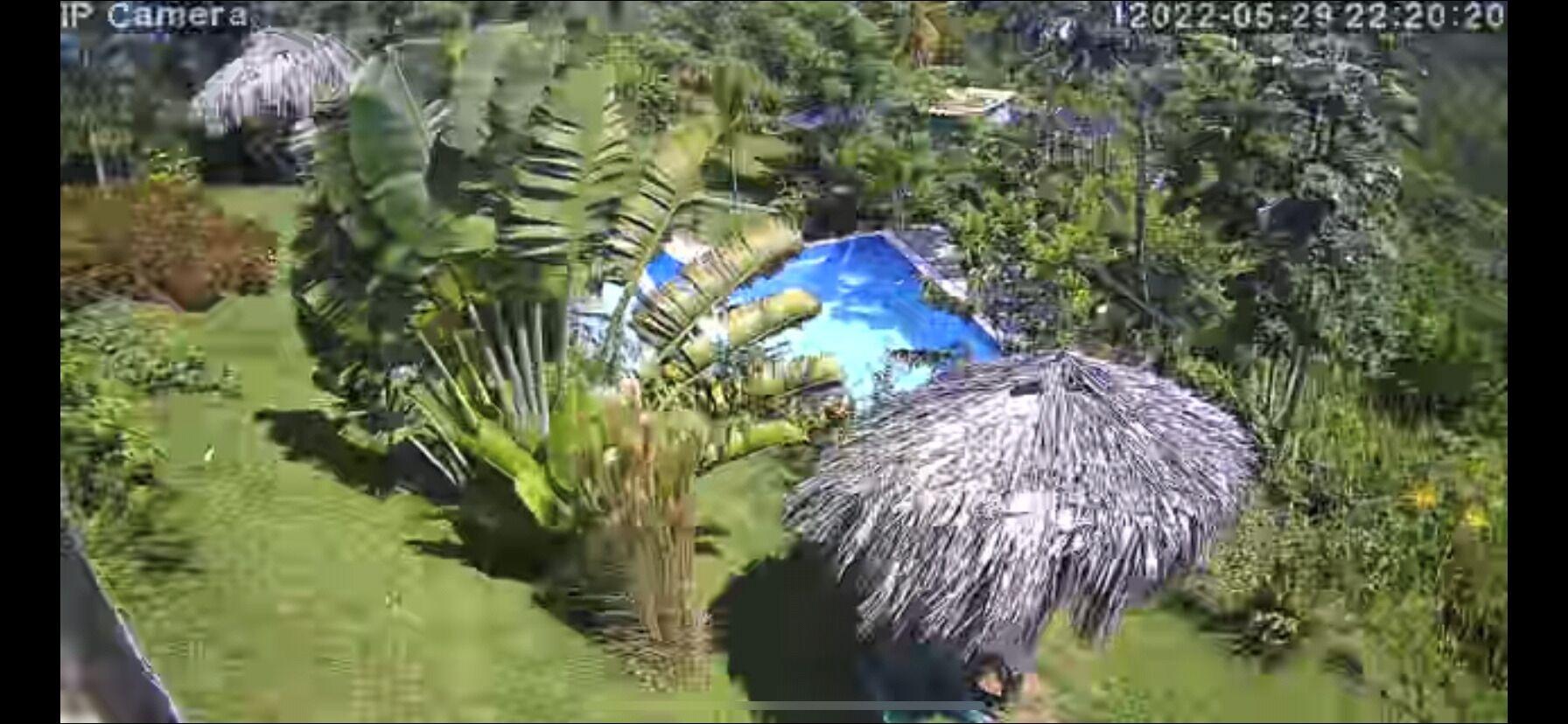 Vista Piscina Eco Casa Algana