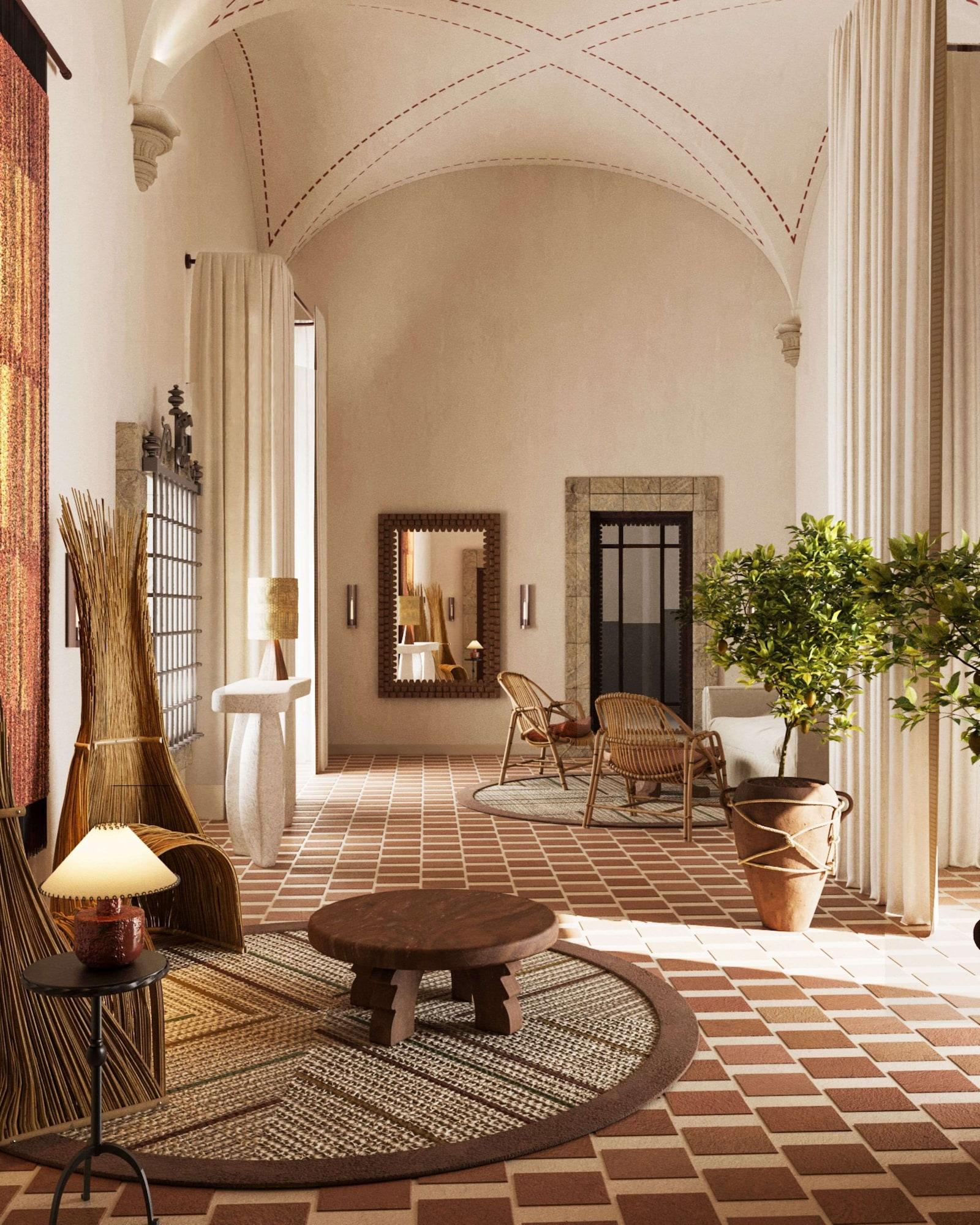 Vista Lobby Palacio De Godoy Caceres, Curio Collection By Hilton