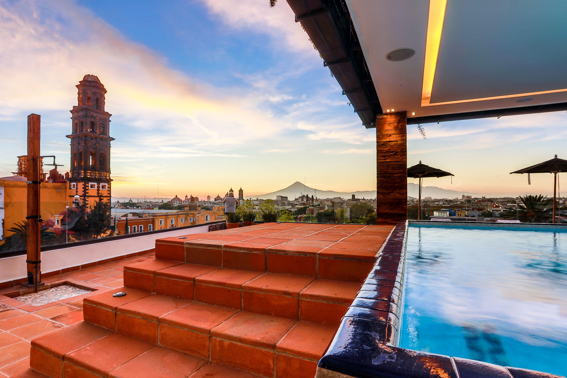 Vista Piscina Banyan Tree Puebla