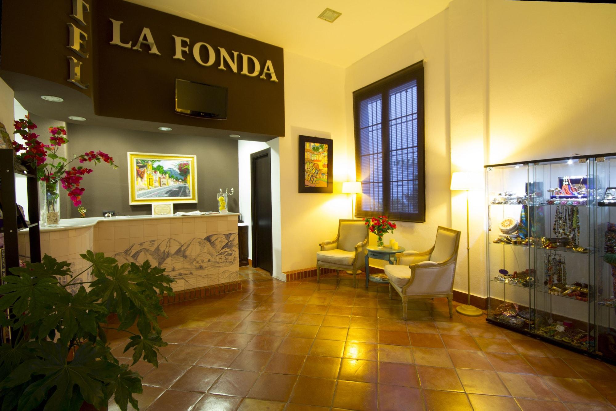 Vista Lobby La Fonda Hotel