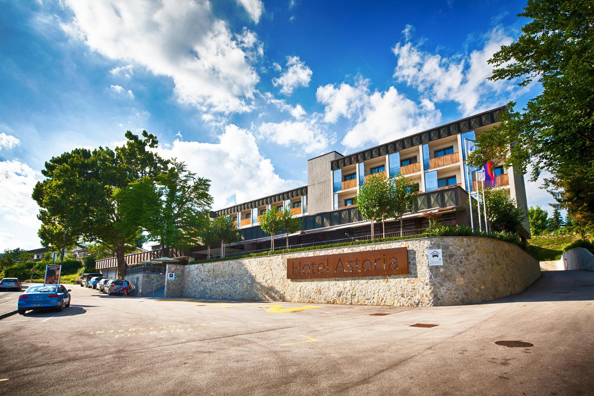 Vista Exterior Hotel Astoria Bled
