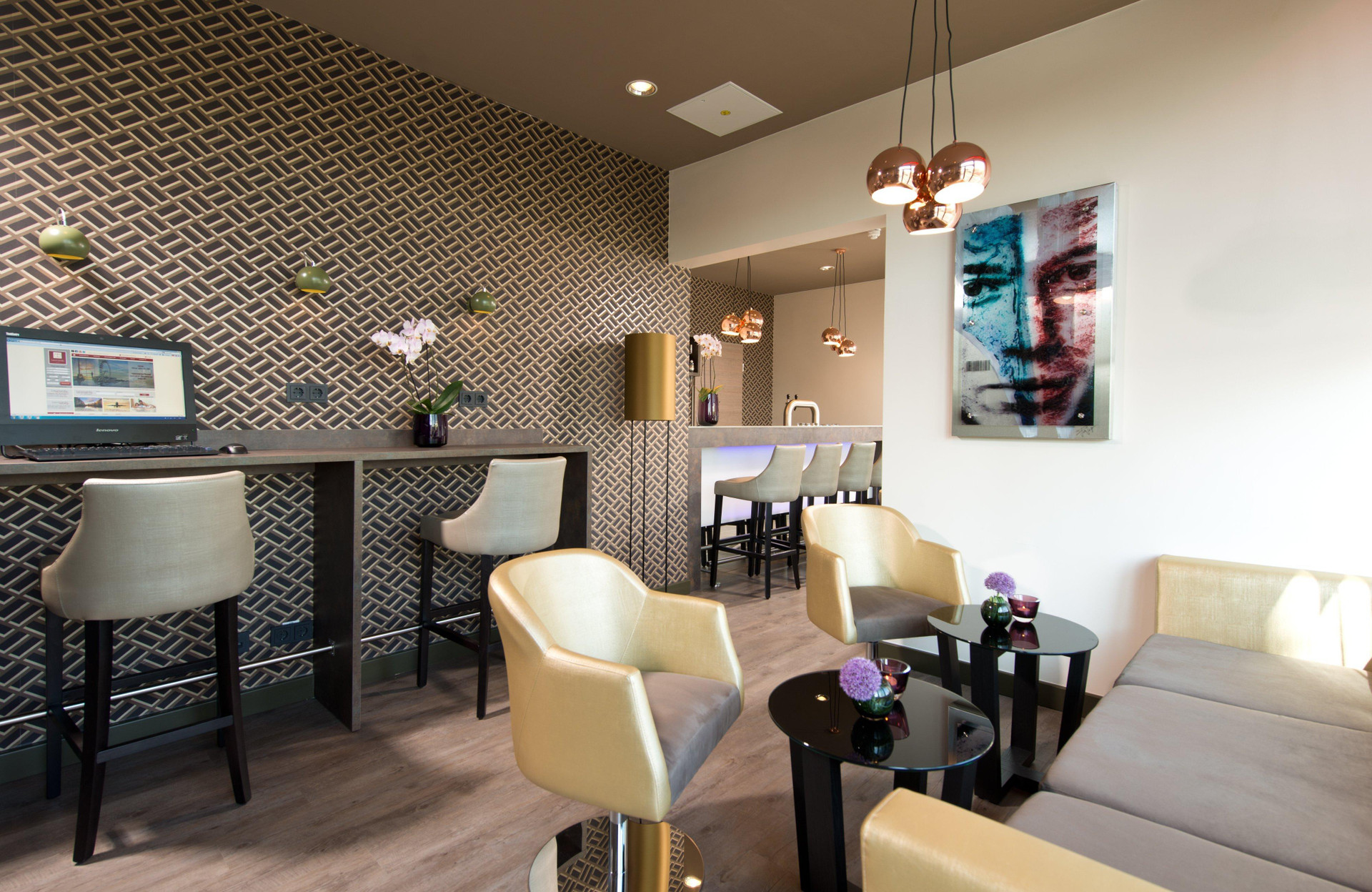 Bar/Salón Leonardo Hotel Munich City Olympiapark