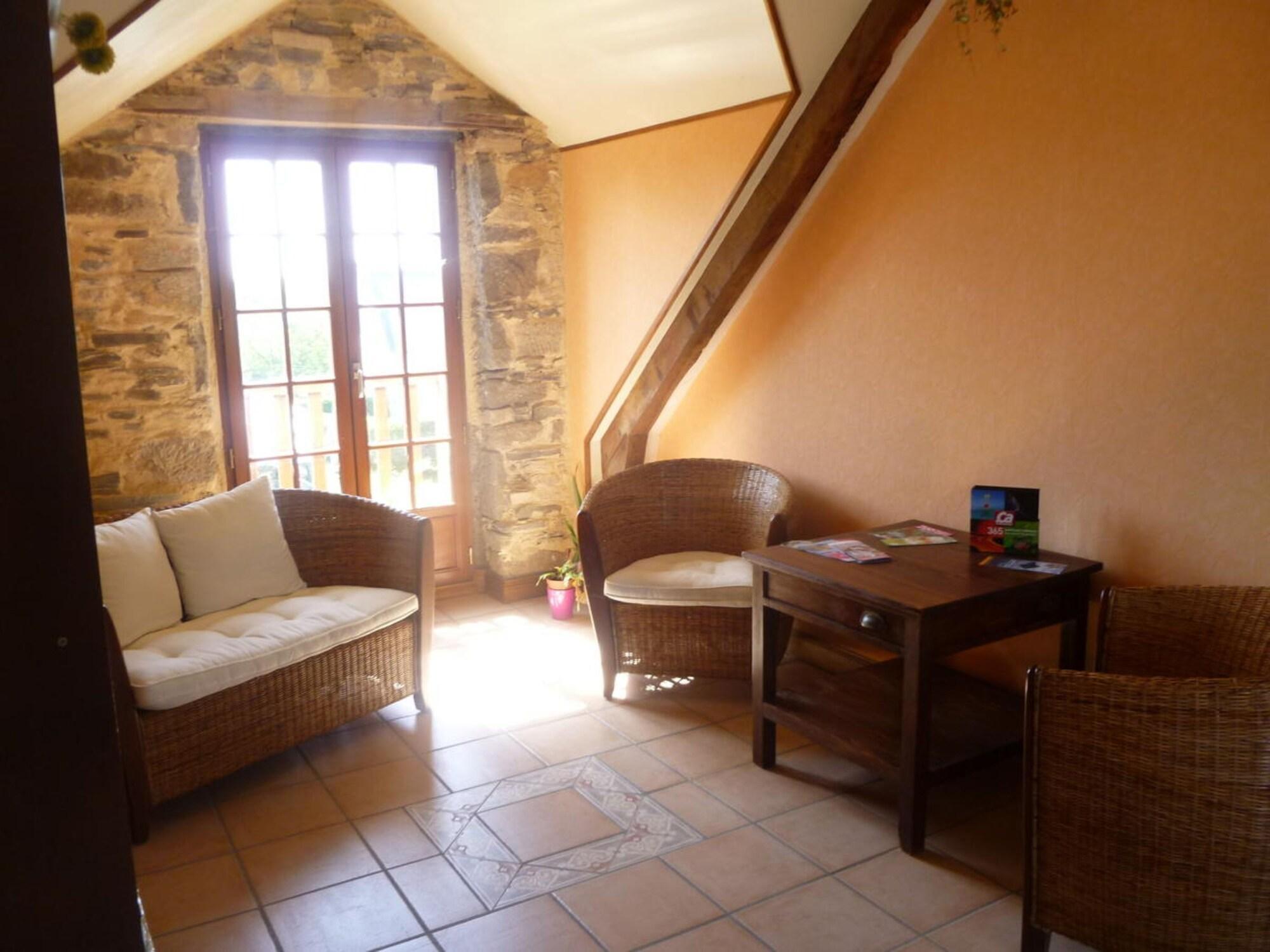 Vista Lobby Chambres Les Champs de Roz