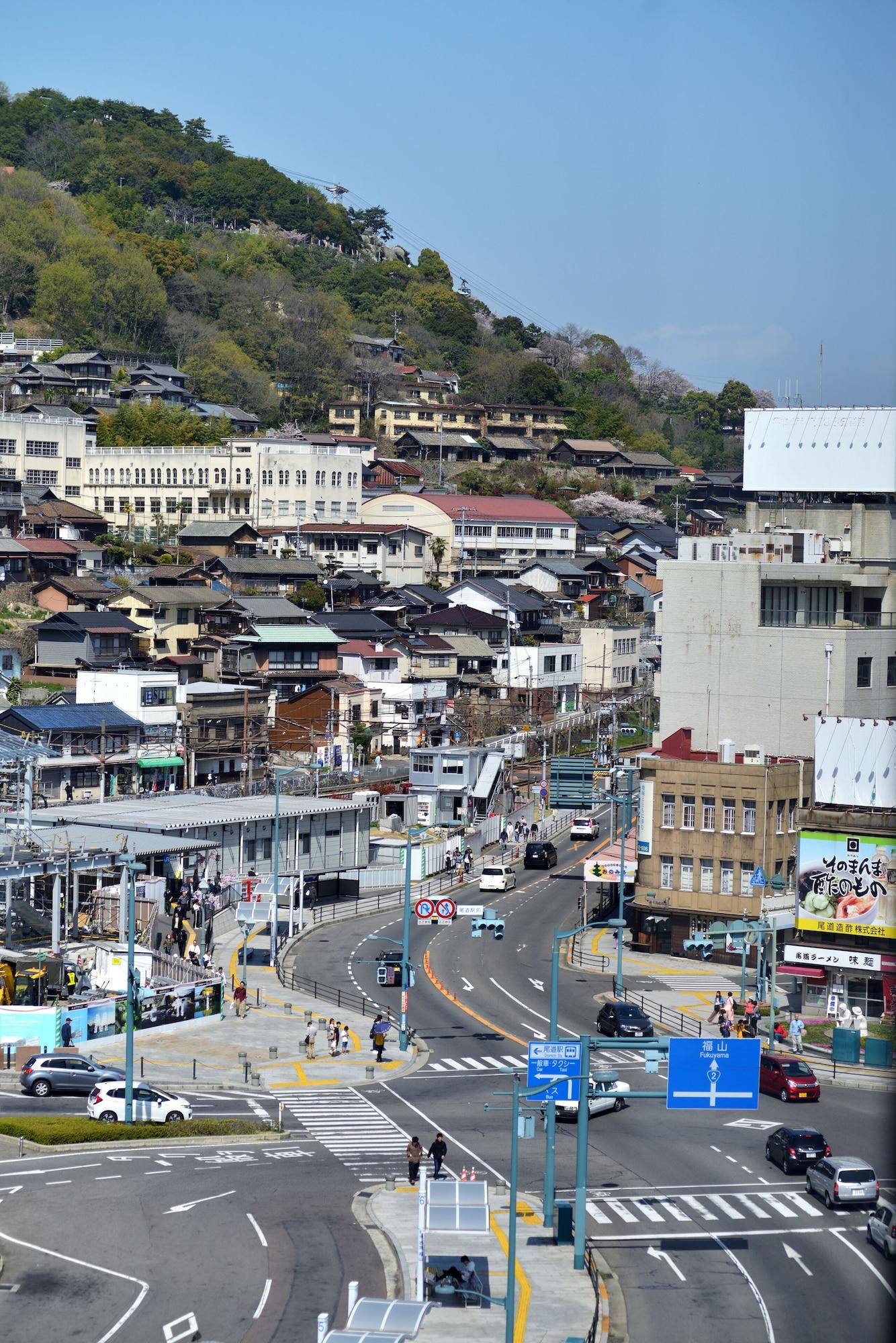 Vista Exterior Green Hill Hotel Onomichi
