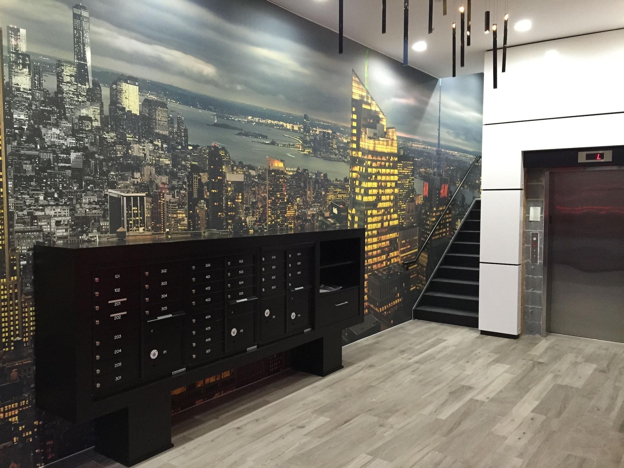 Vista Lobby Dharma Home Suites Hoboken at Novia