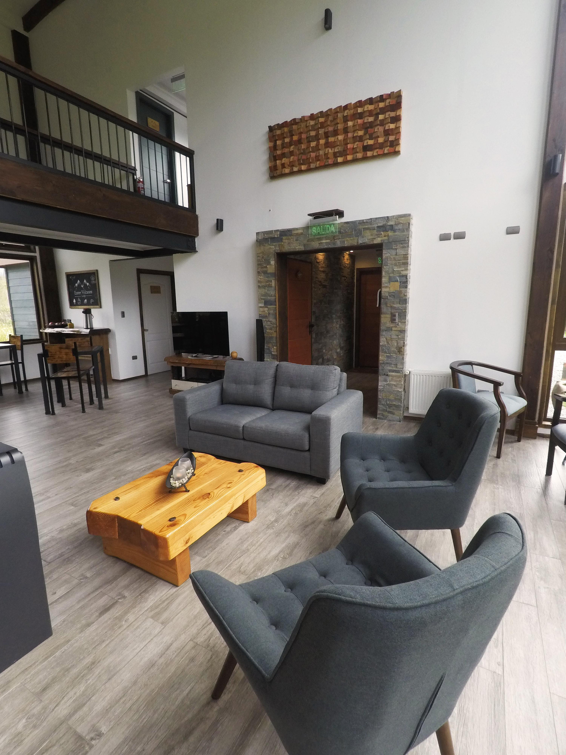 Vista Lobby Entre Volcanes Lodge