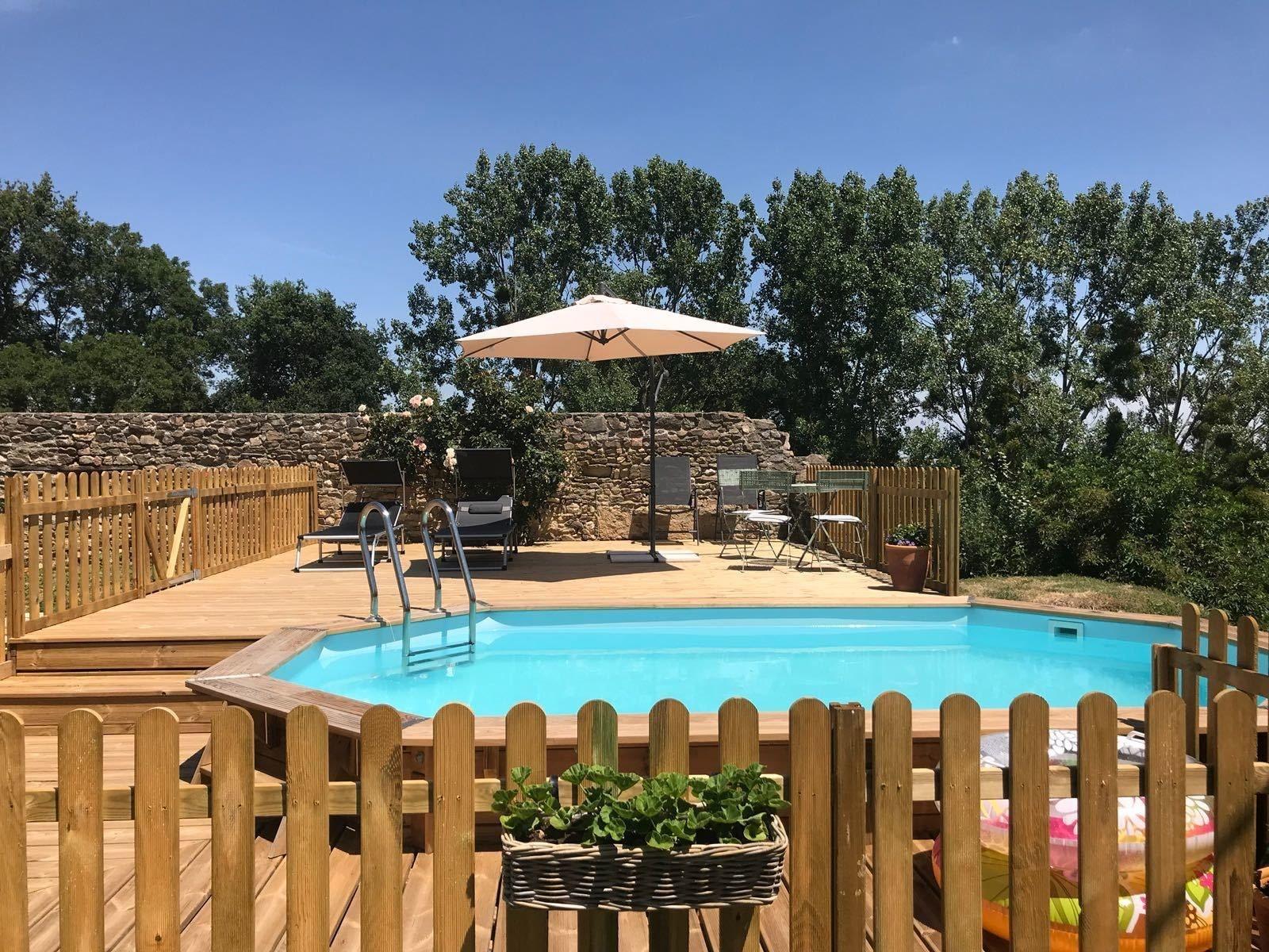 Vista Piscina B&B Maison Balady
