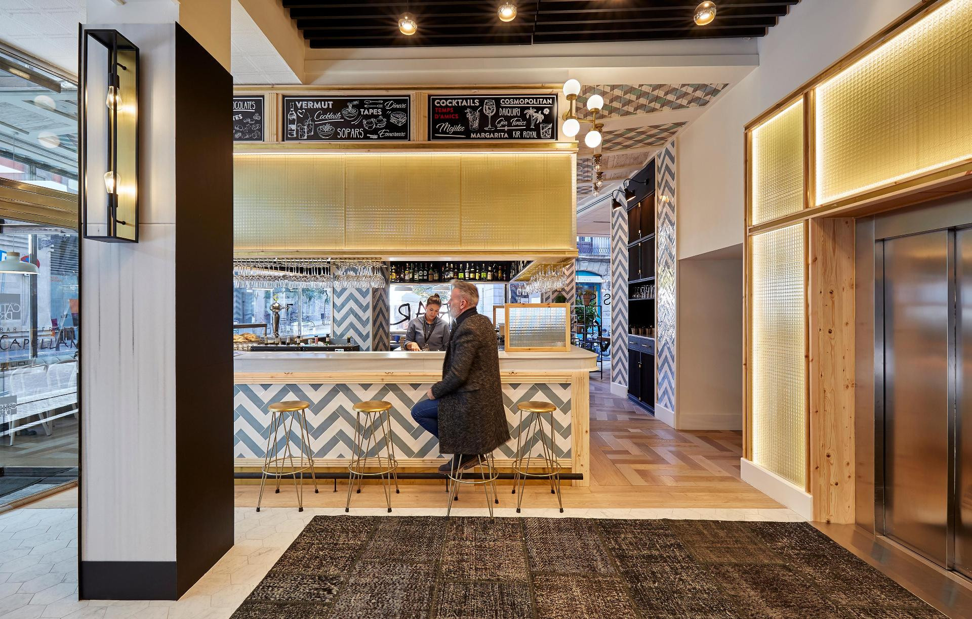 Vista Lobby Hotel Barcelona Catedral