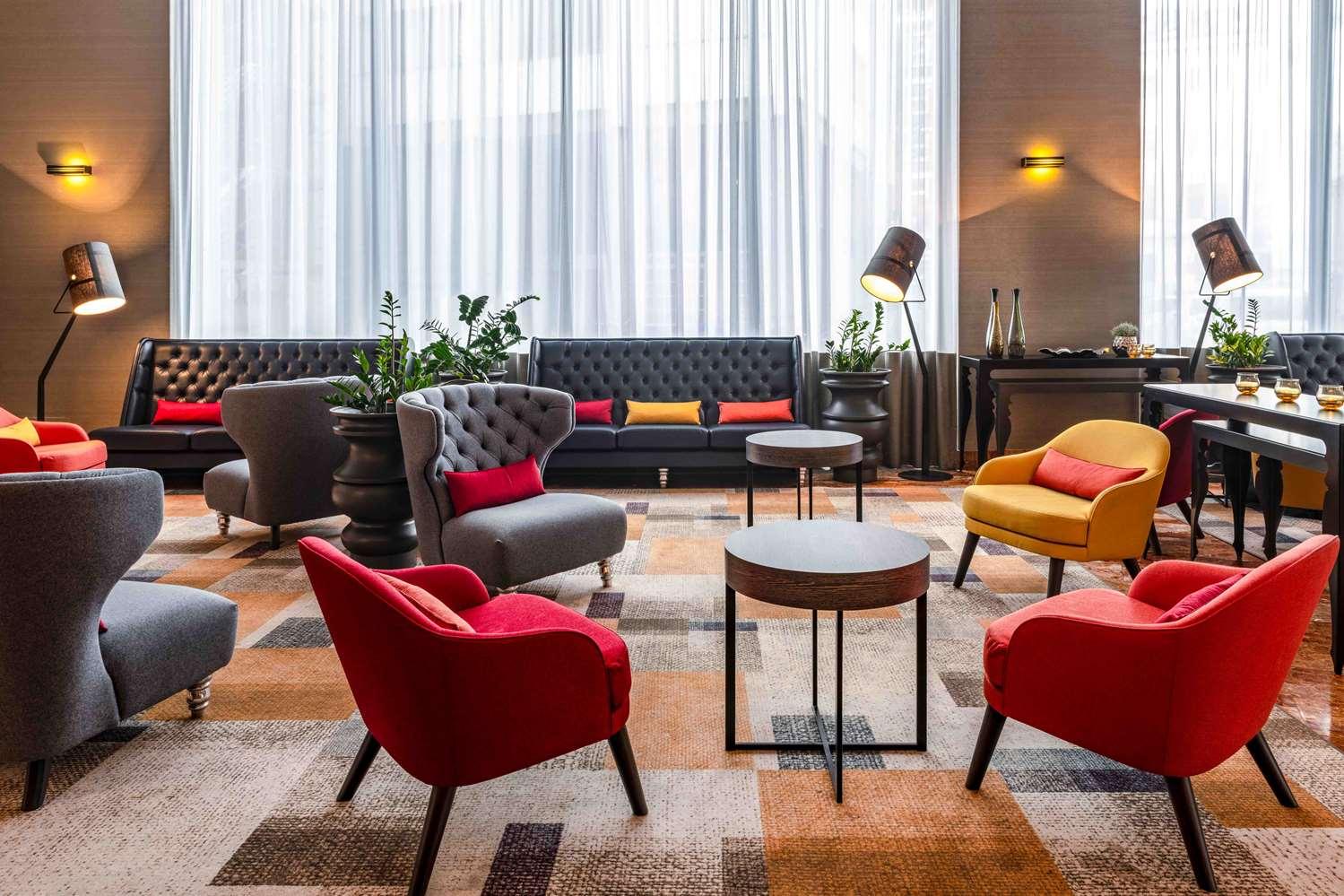 Vista Lobby Basel Marriott Hotel