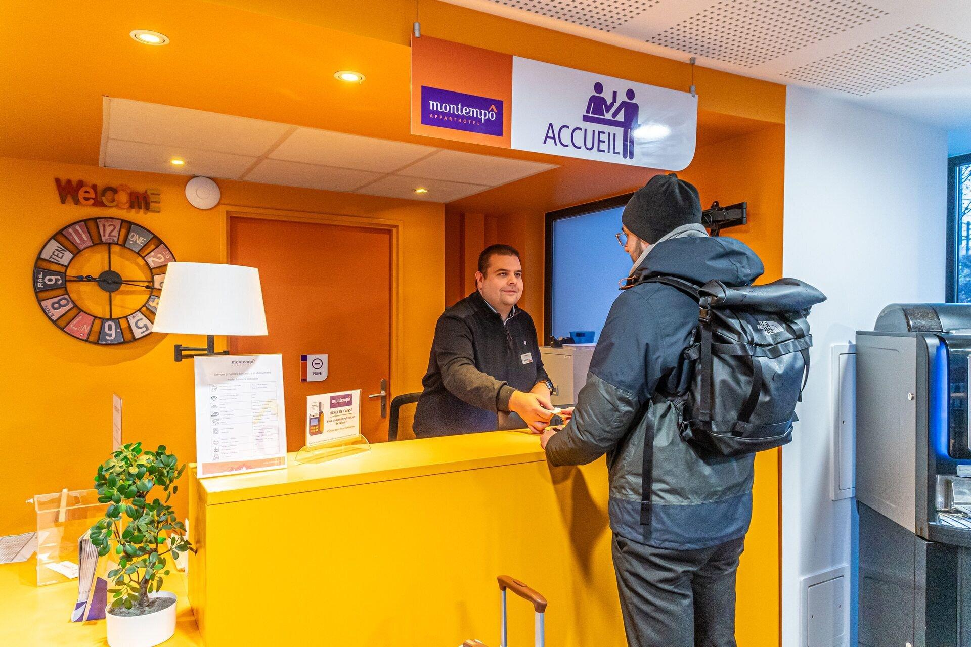 Vista Lobby Montempo Apparthotel Strasbourg Gare