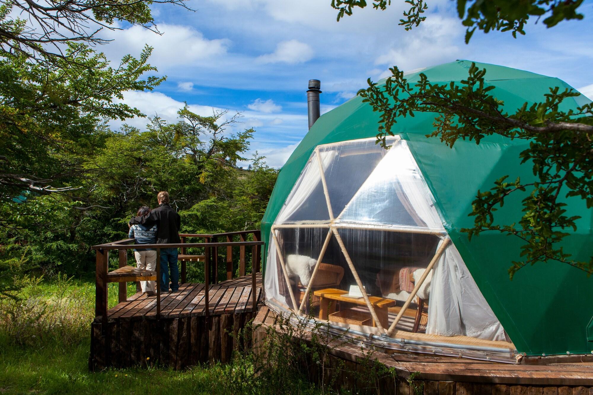 Vista Exterior Ecocamp Patagonia